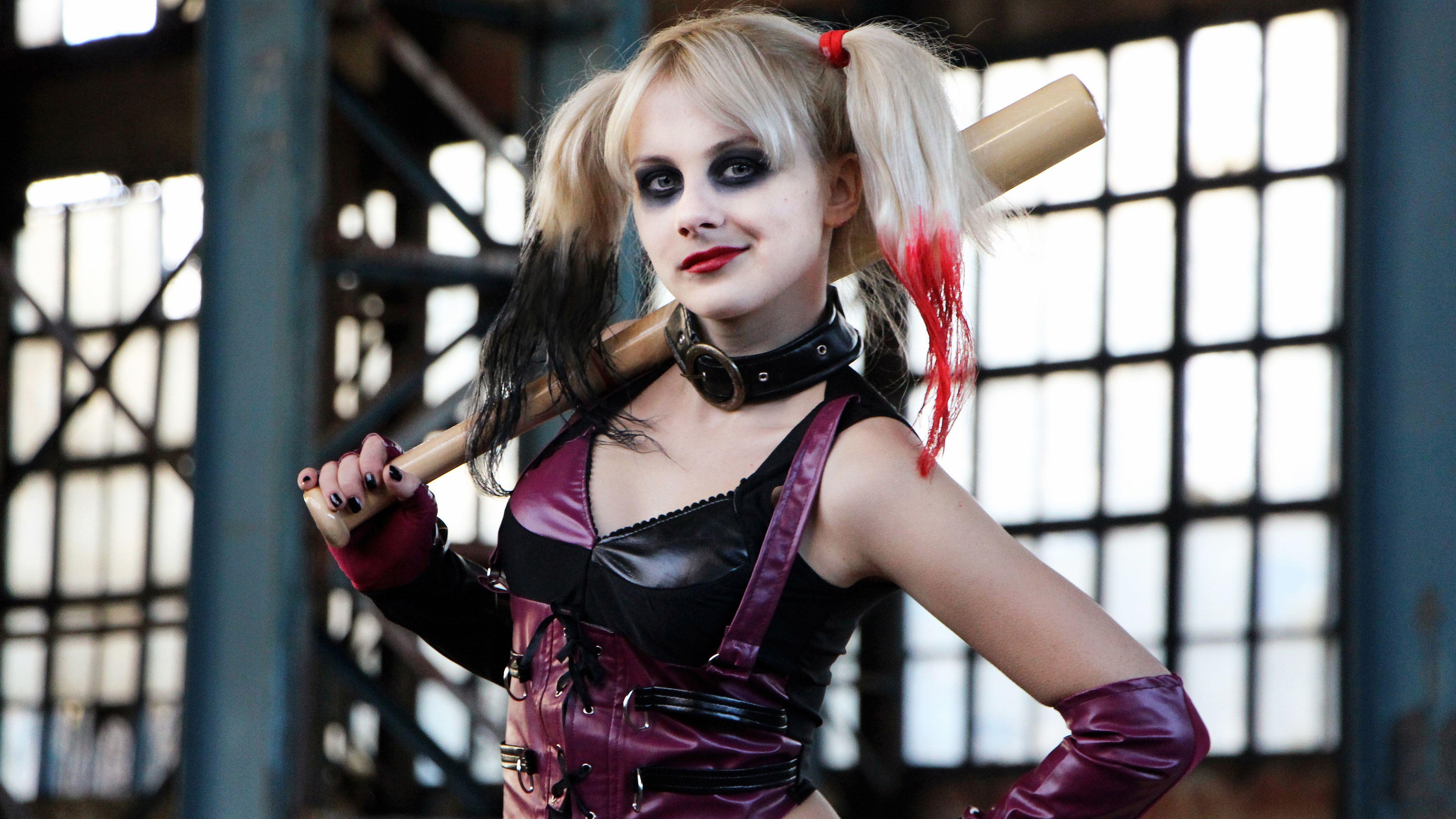 4900x2756 Harley Quinn 4k Ultra HD Wallpaper. Background Image