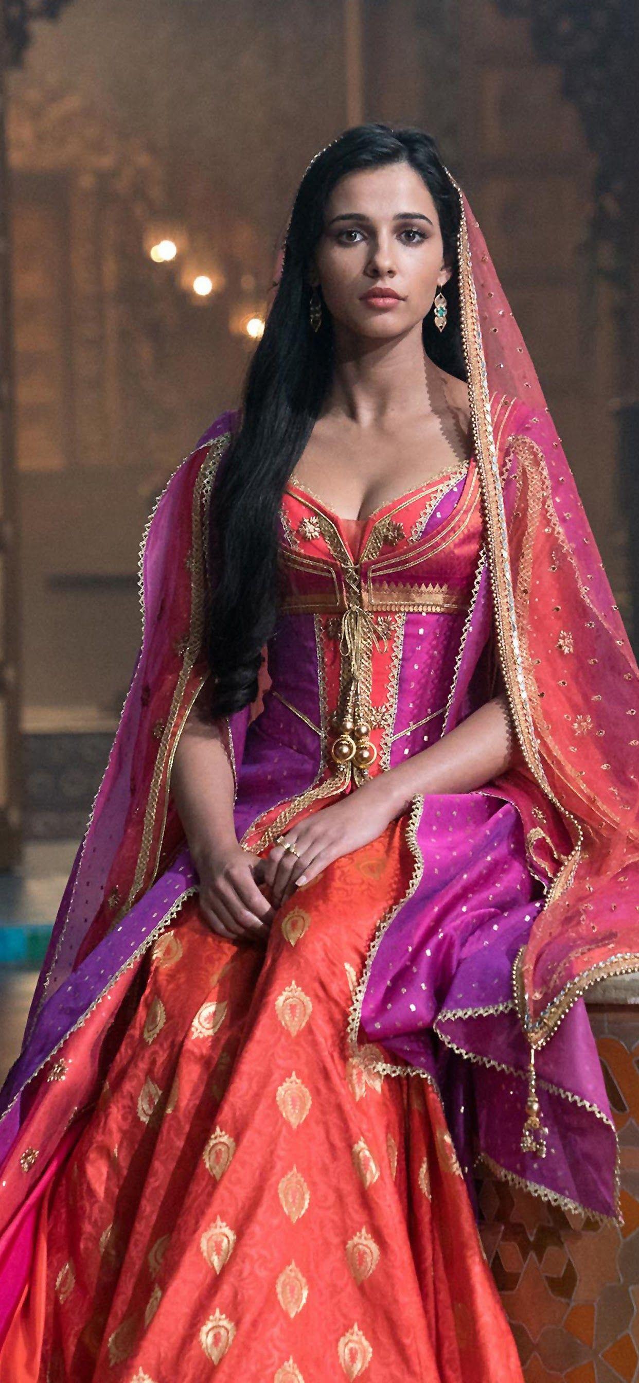 1242x2688 Princess Jasmine Aladdin 2019 Naomi Scott 4K Wallpaper
