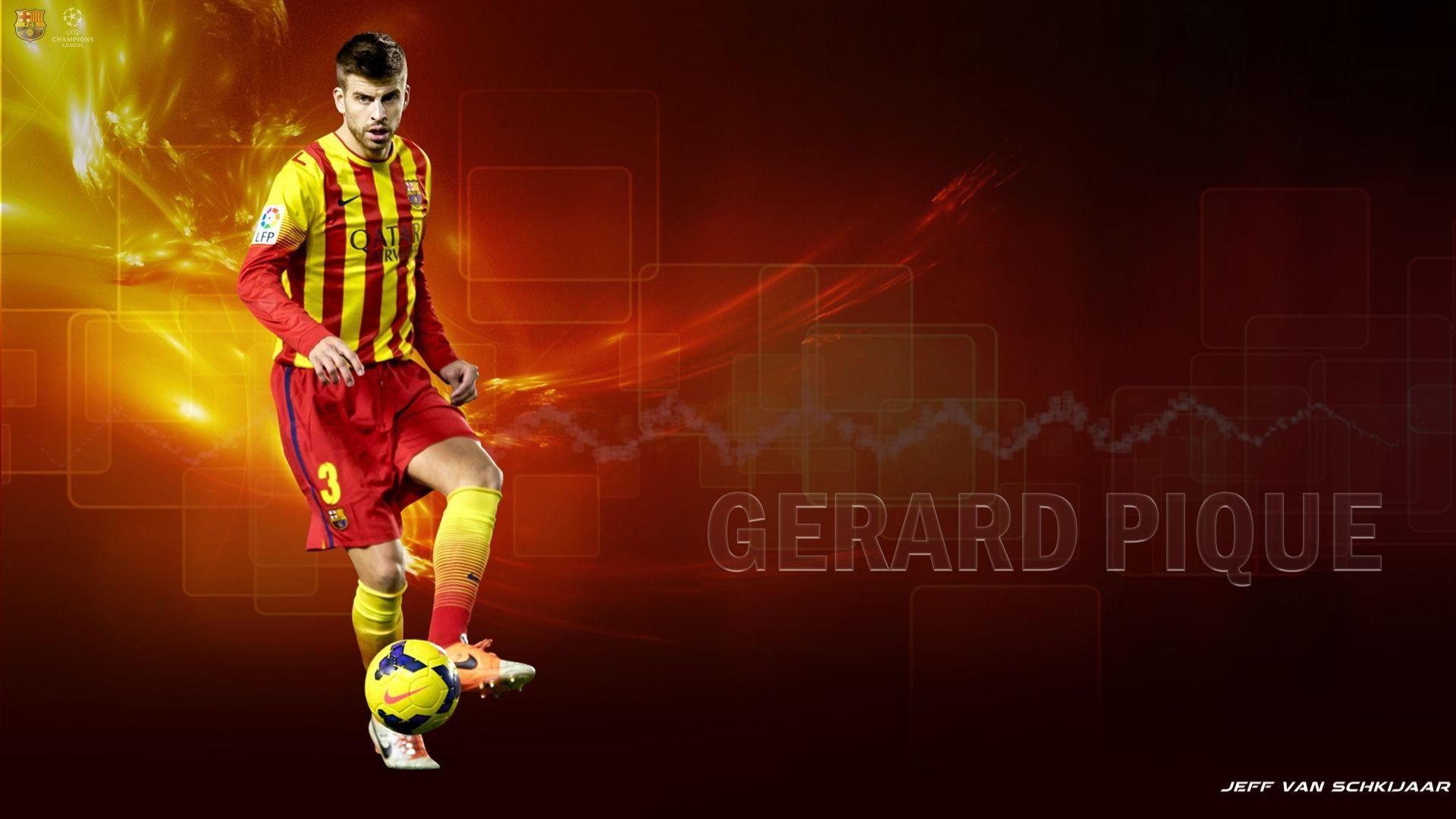 1920x1080 Gerard Pique Barelona Wallpaper HD 2014. Football