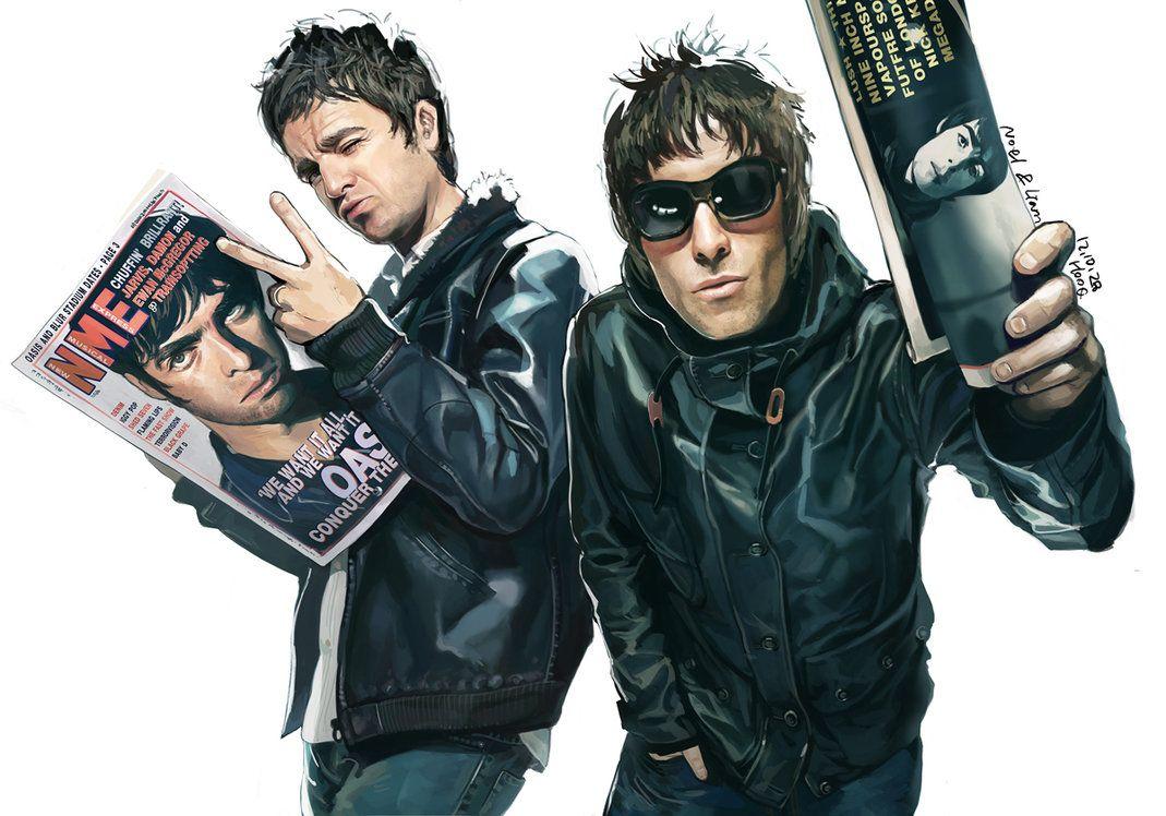 1069x748 Noel And Liam Gallagher By Hoo0 D5k0q12 Y Liam