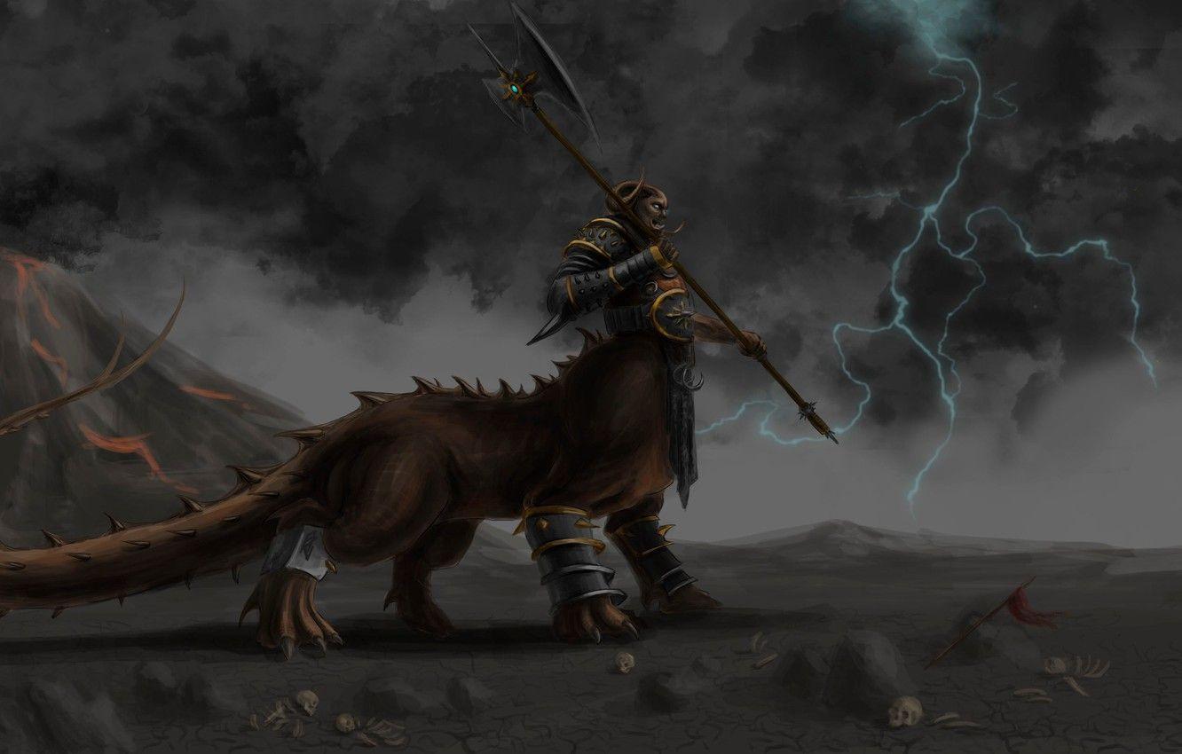 1332x850 Wallpaper monster, Fantasy, Warhammer, chaos, chaos, haosity
