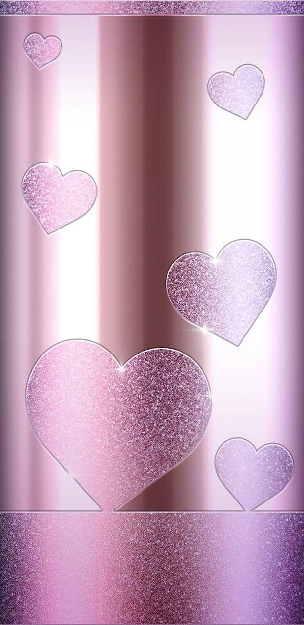 623x1280 Download Shiny hearts Wallpaper