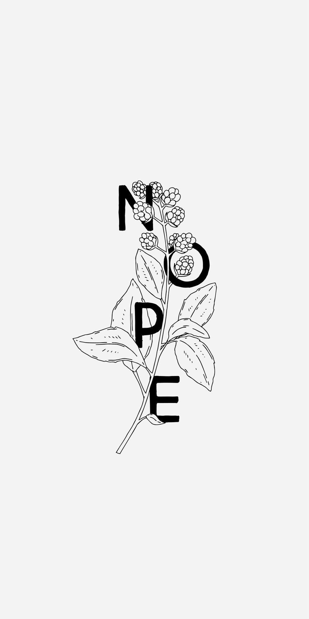 1000x2000 Free Hand Lettered And Illustrated Phone Wallpaper