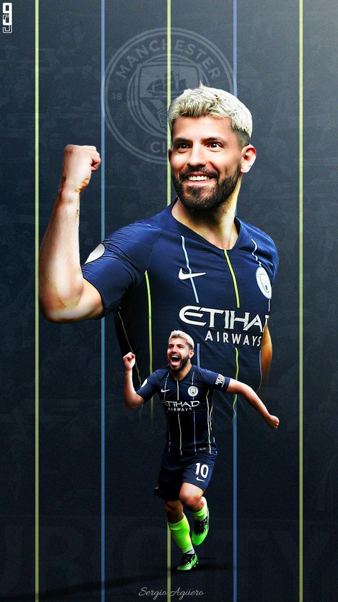 1080x1920 Sergio Aguero Wallpaper 2019 HD for Android