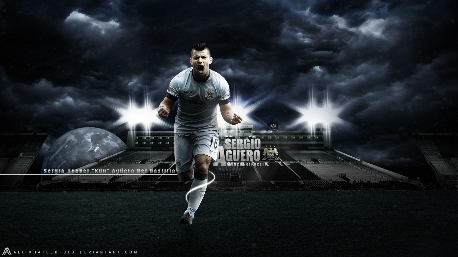 1920x1080 Sergio Aguero Wallpaper High Resolution and Quality