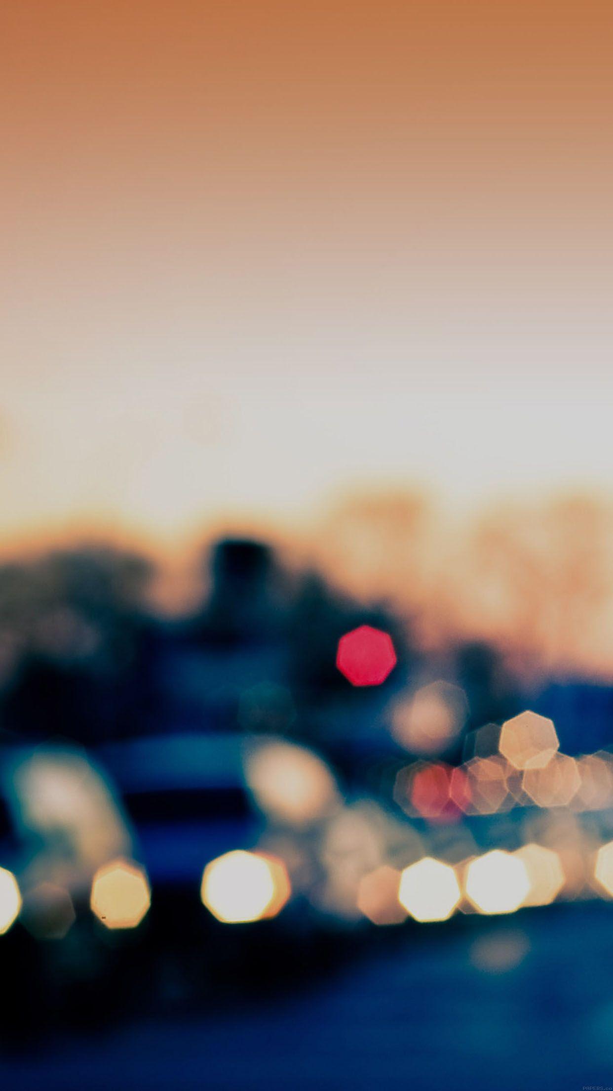 1242x2208 Drunken Town Bokeh Pattern Android wallpaper HD