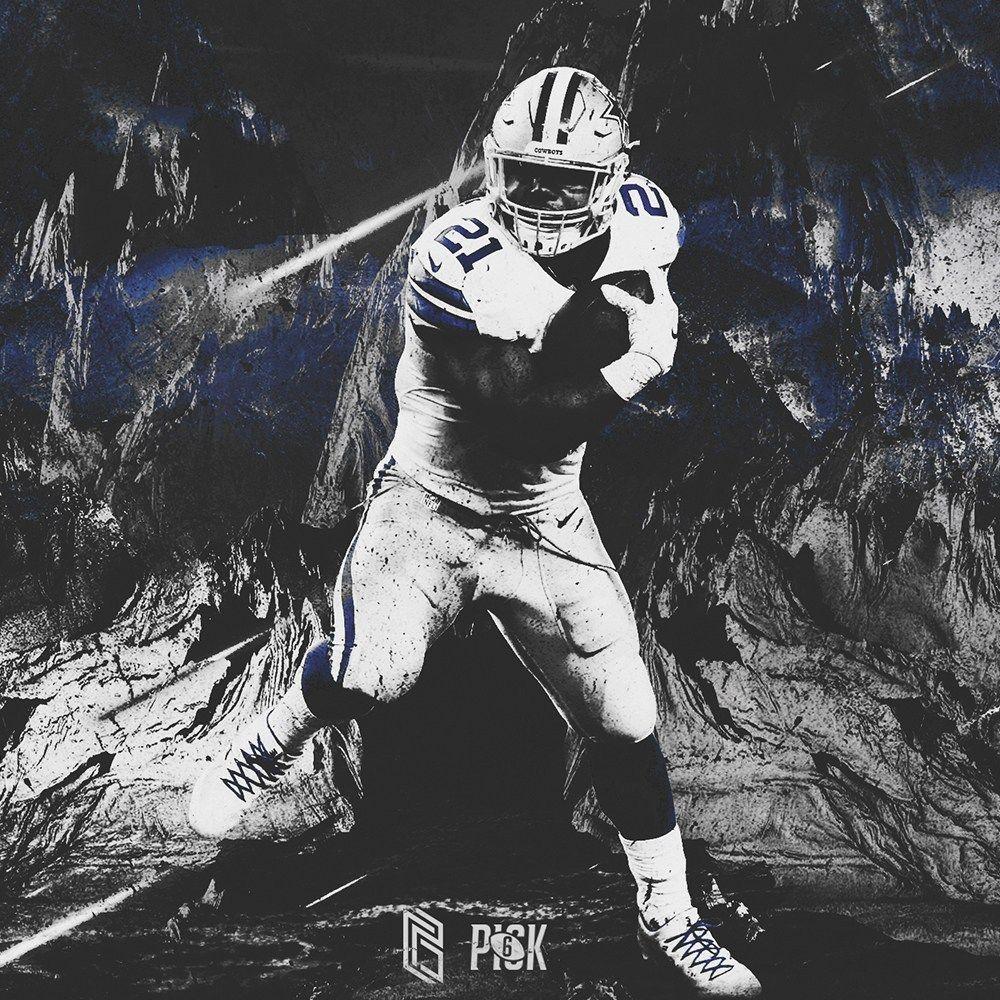 1000x1000 Ezekiel Elliott Dallas Cowboys Wallpaper. The Pick 6