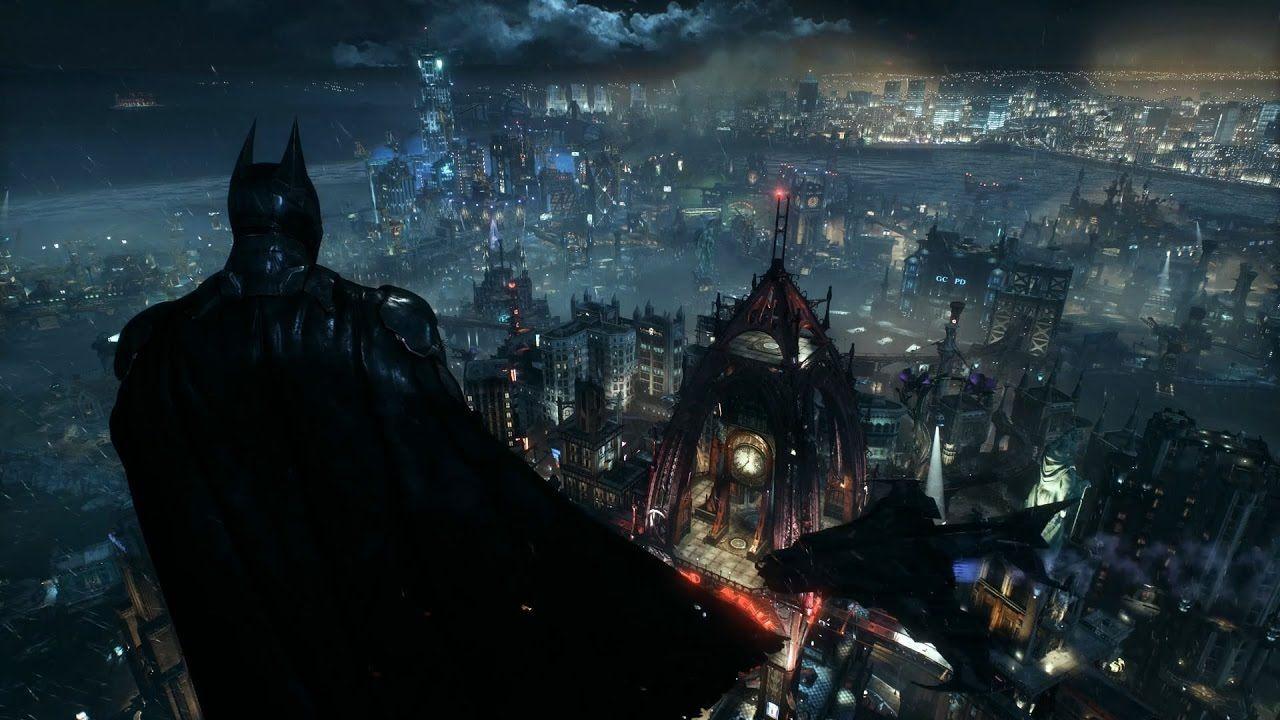 1280x720 Hình nền Engine - Batman Arkham Knight - Batman Nhìn ra Gotham