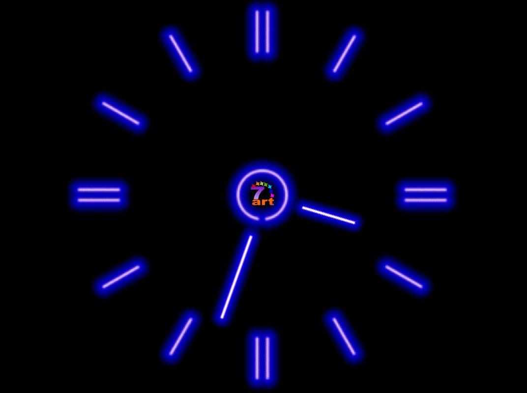 1072x800 Free download live wallpaper for windows fluorescent clock