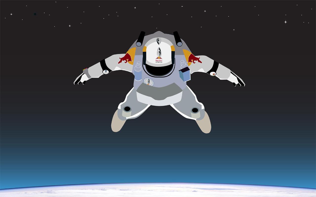 1280x800 Skydive From Space