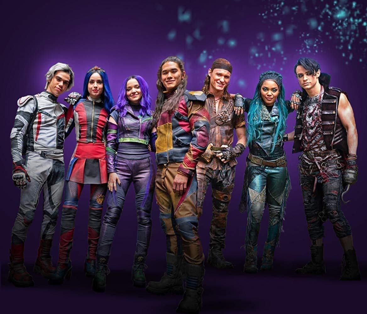 1168x1000 Free download Descendants 3 Mal Harry Hook Carlos Gil Purple