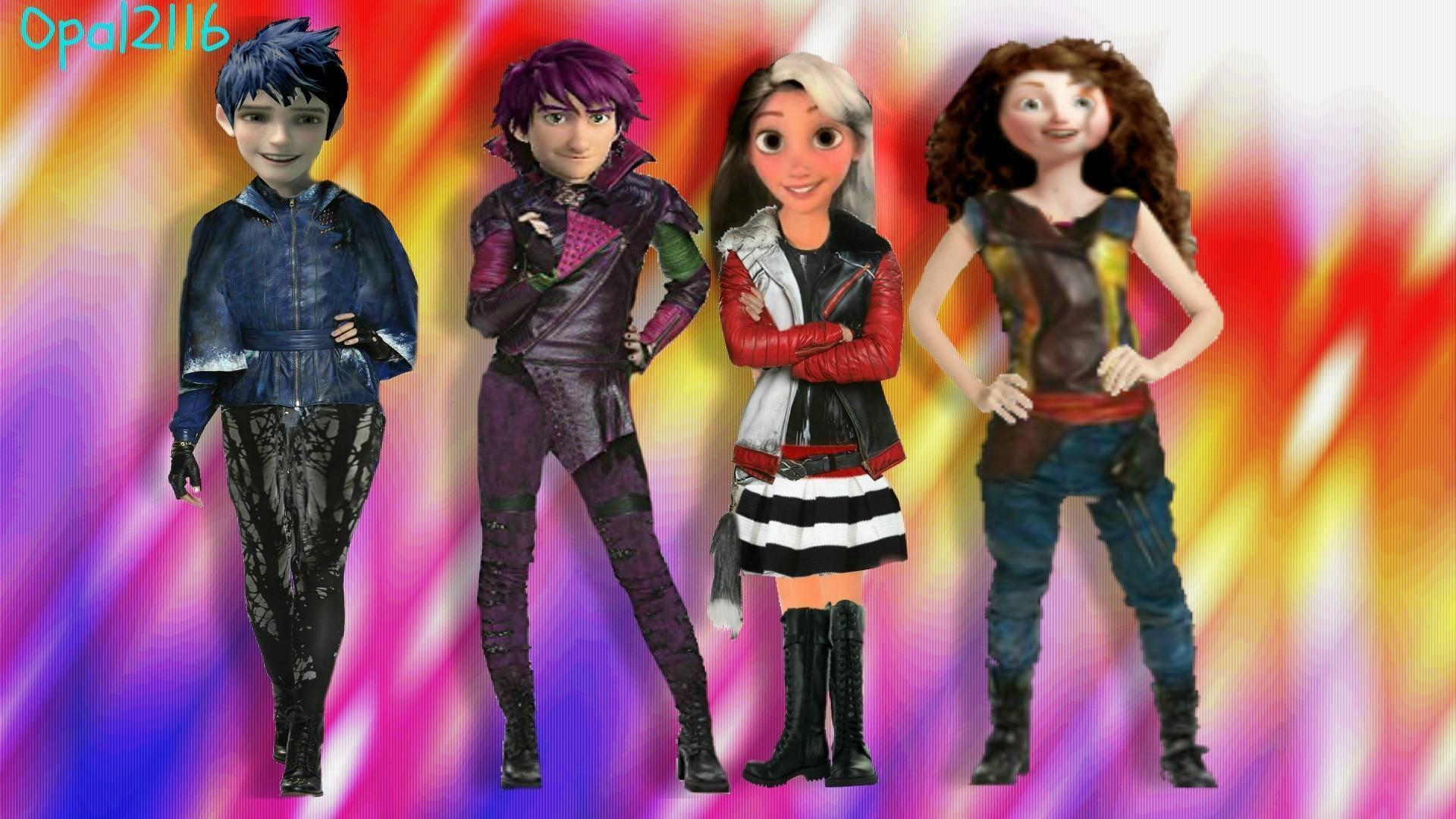1920x1080 Disney Descendants Wallpaper Cartoons