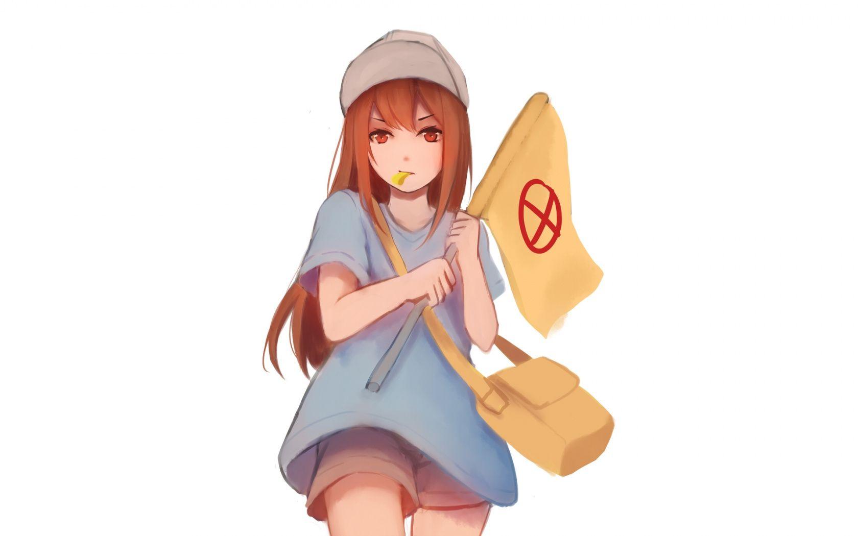 1680x1050 Download Artwork, Platelet, Cells at Work!, anime, cute