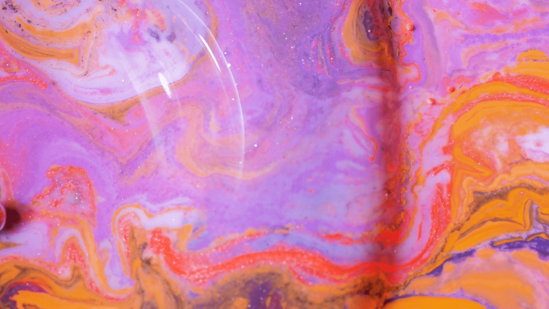 1920x1080 Liquid Paint Art Design Vibrant Wallpaper Oil Surface