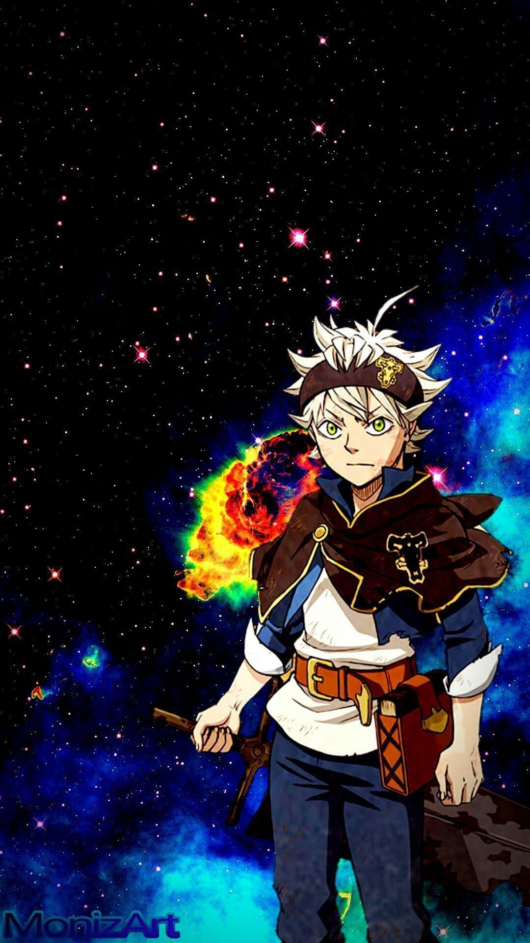 Hình nền điện thoại Asta Black Clover 1080x1920