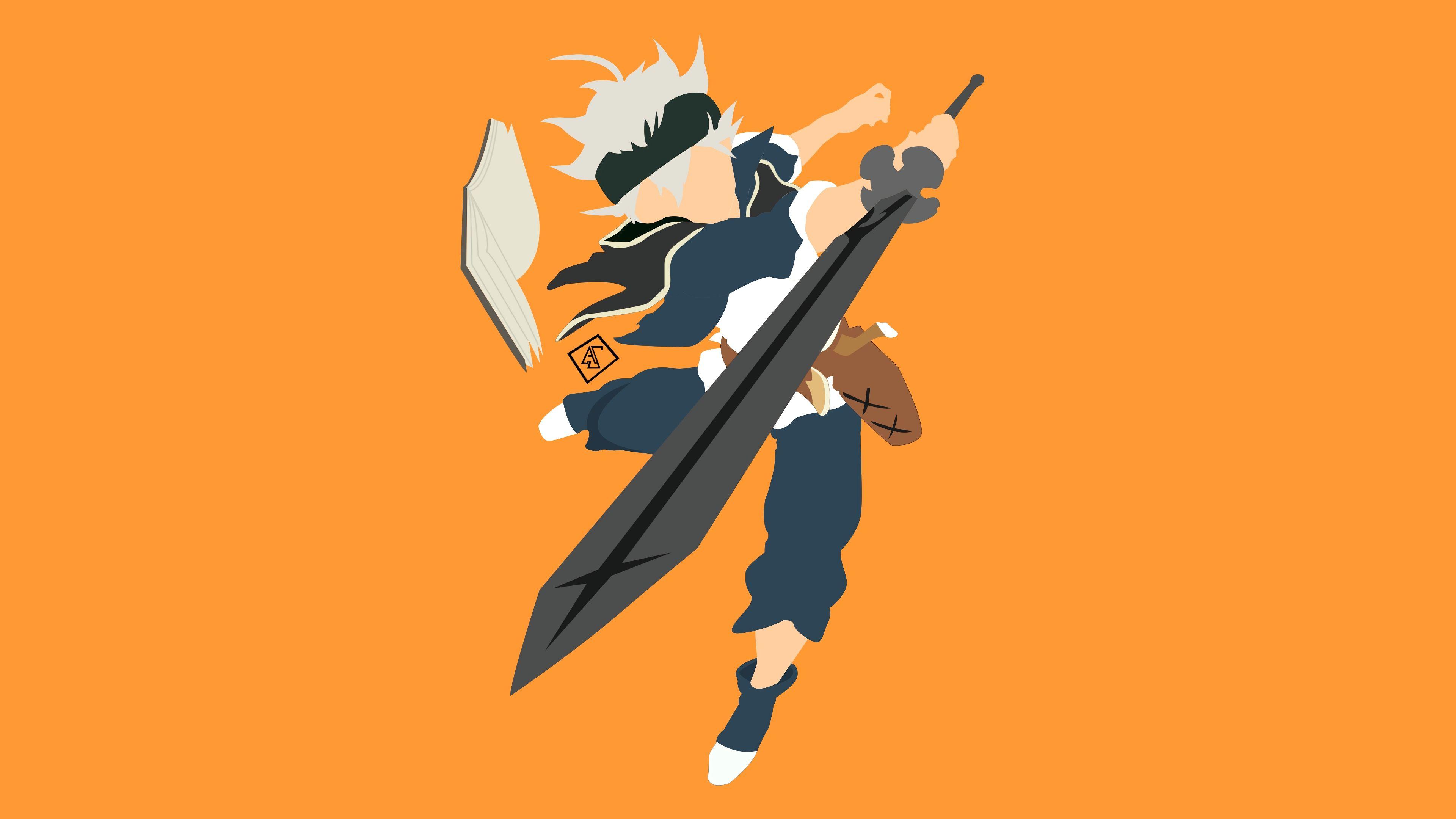 3840x2160 Asta from Black Clover Anime Wallpaper 4k Ultra HD