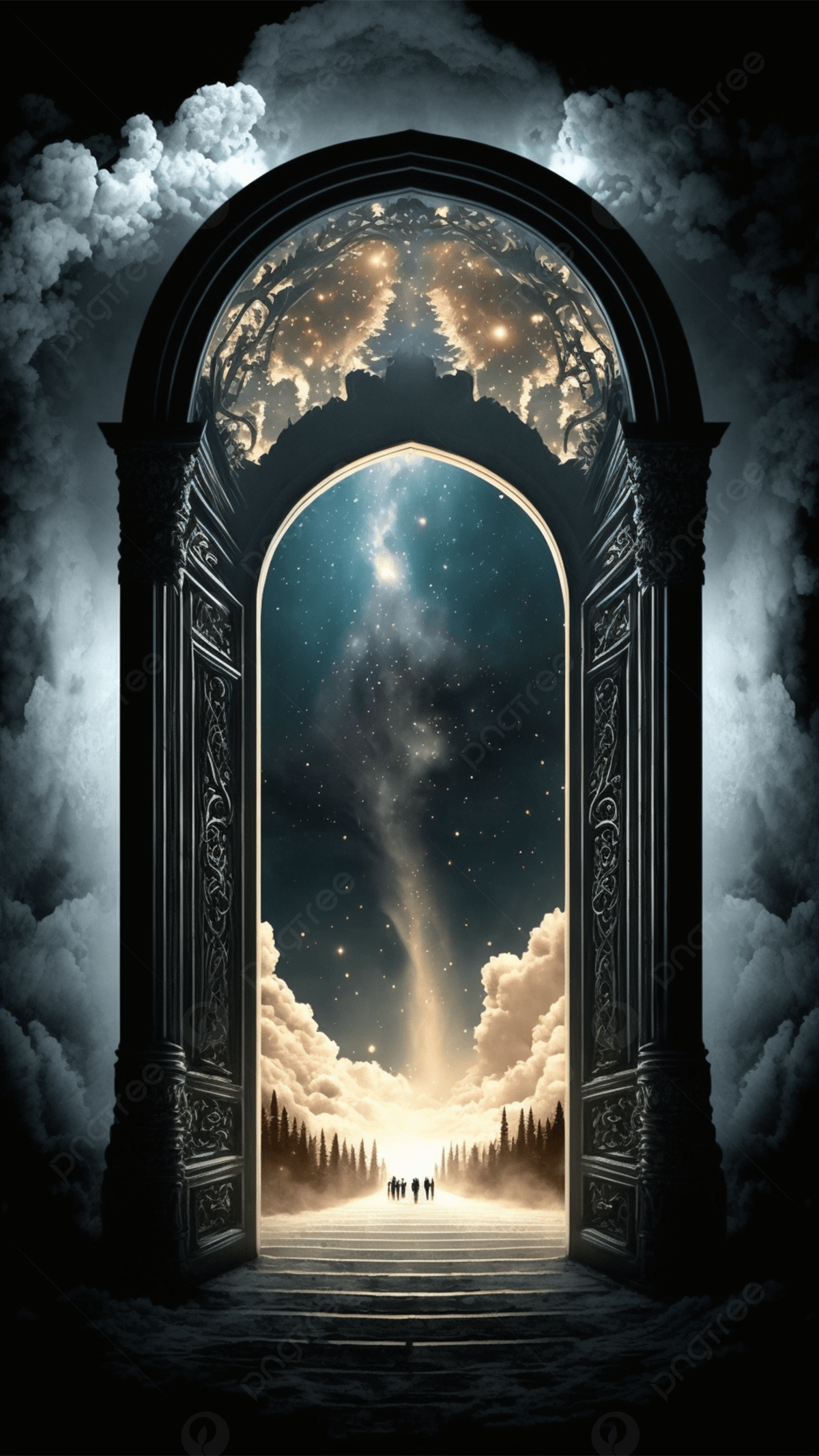 1200x2133 Heaven Heaven Holy Light Dark Background Wallpaper Image For Free Download