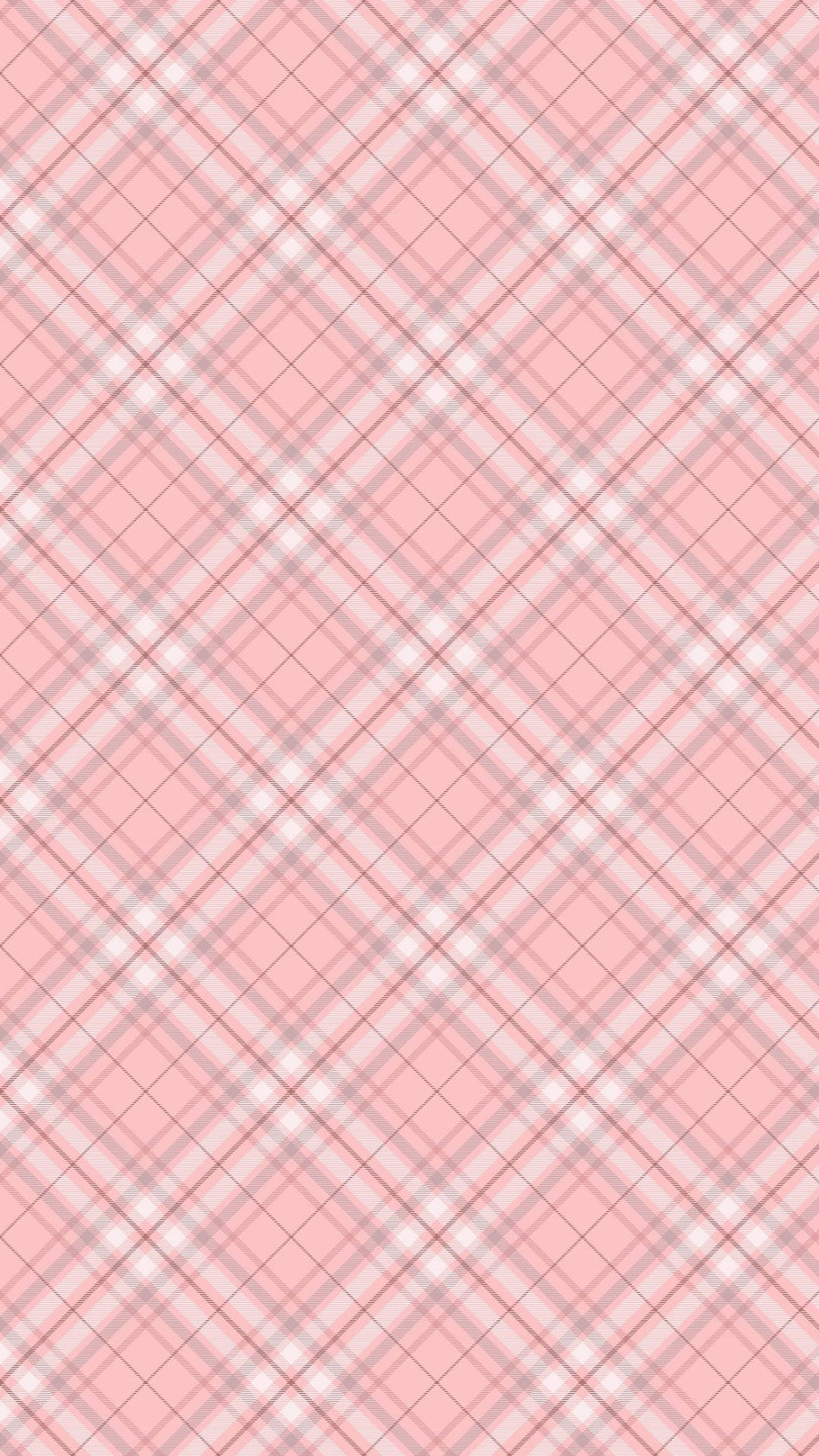 1080x1920 Aesthetic Pink Checkered Wallpaper