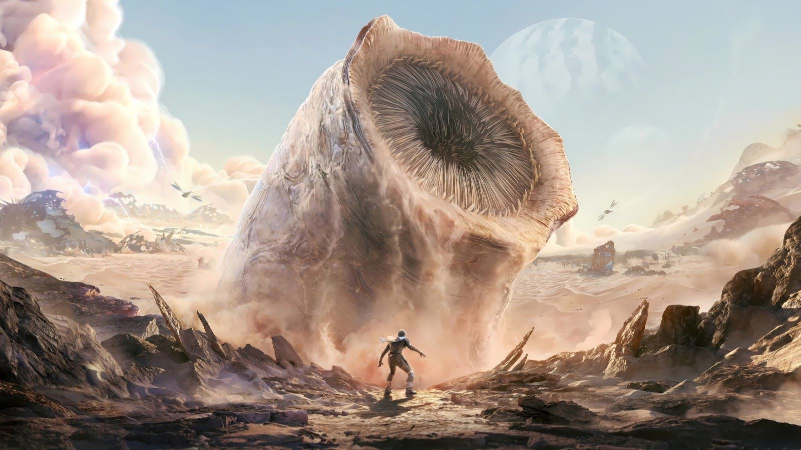 1600x900 4KDune Wallpaper: Giant SandWorm