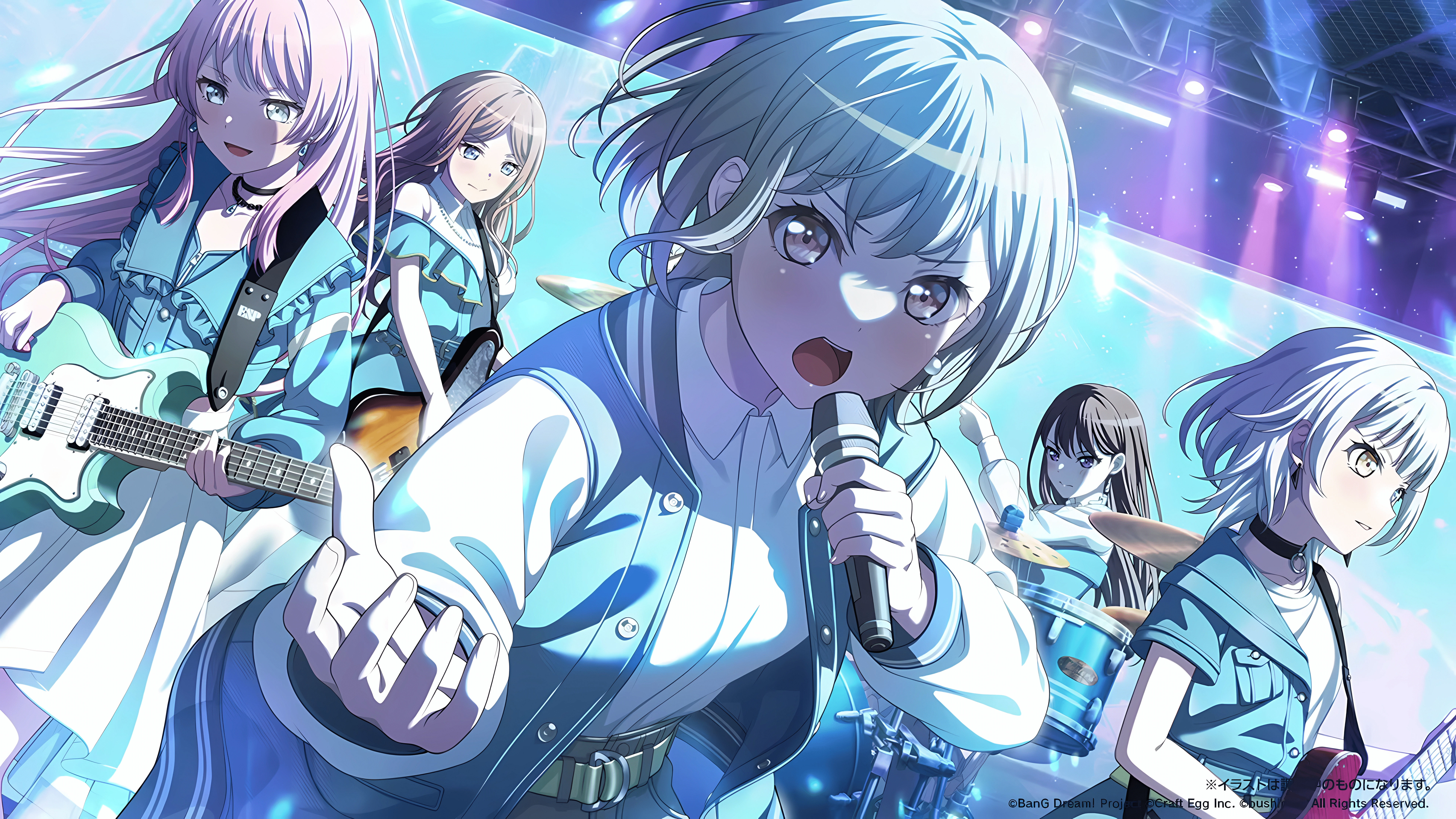 7680x4320 BanG Dream! It's MyGO!!!!! 8K Ultra HD Anime Concert Wallpaperx4320