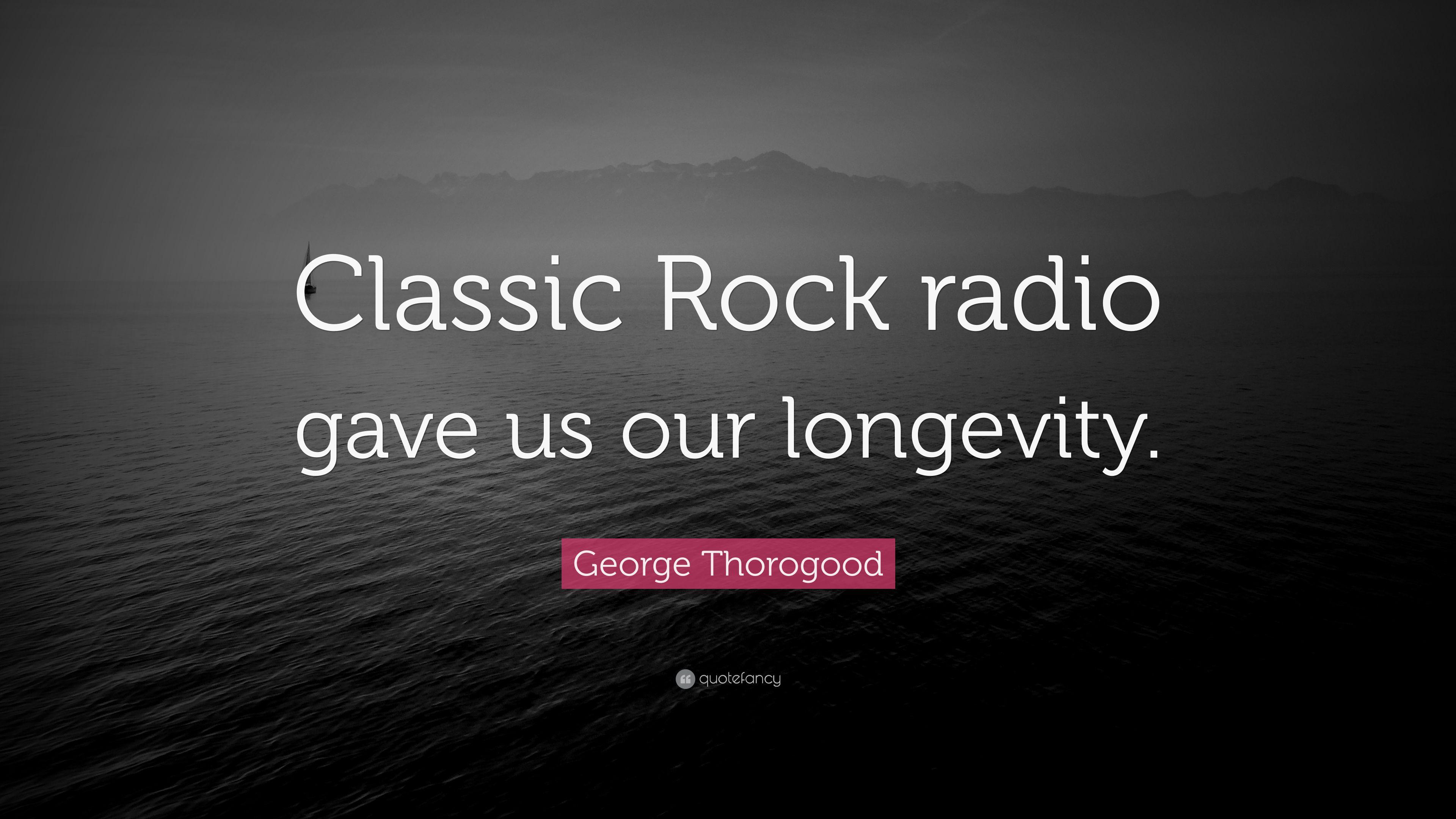 3840x2160 George Thorogood Quote: “Classic Rock radio gave us our