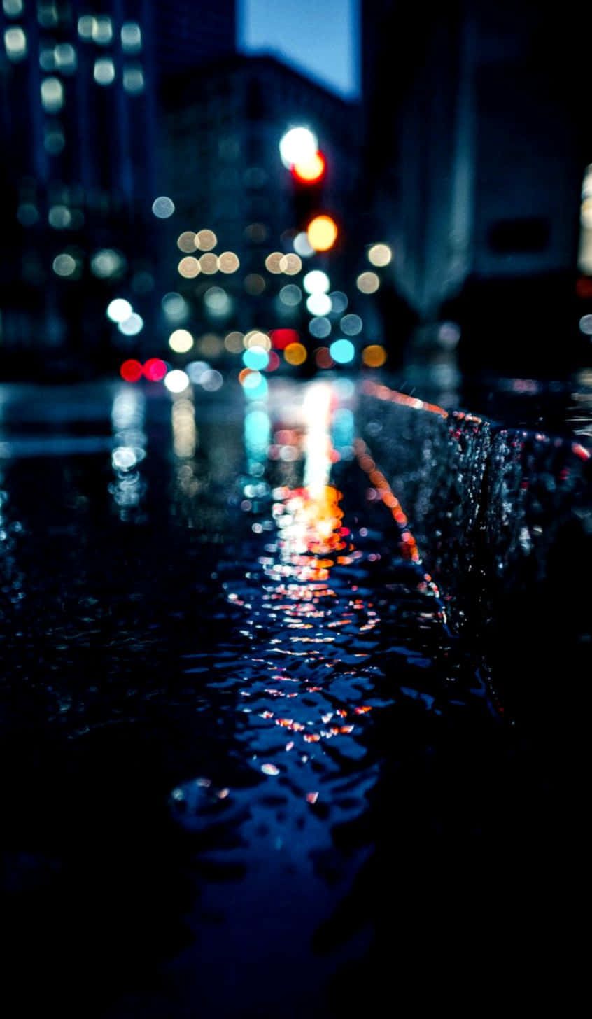 846x1456 A Vibrant Display Of City Lights