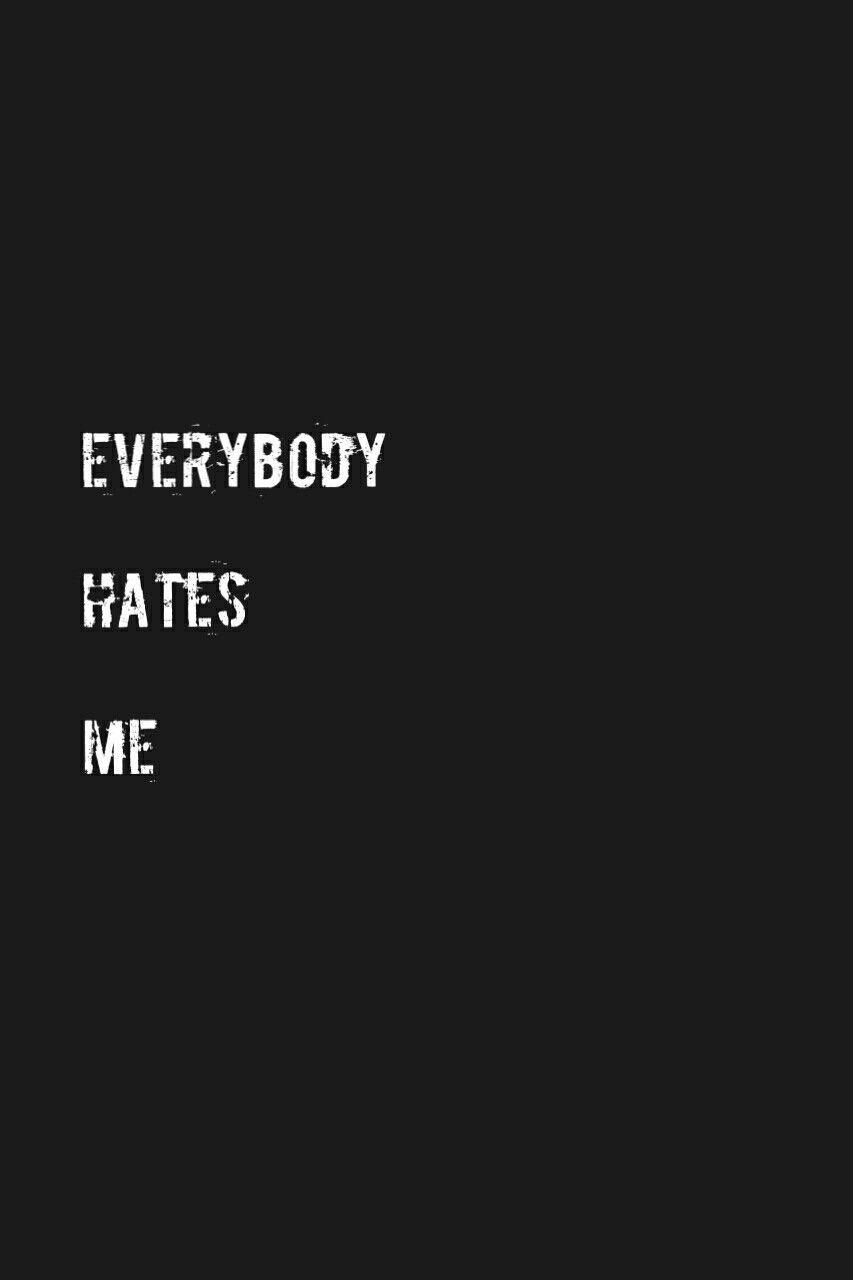 I hate myself Wallpapers Download  MobCup