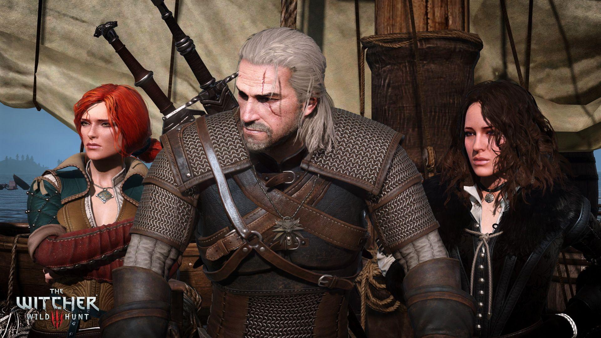 1920x1080 Wallpaper of The Witcher 3: Wild Hunt, Geralt, Yennefer