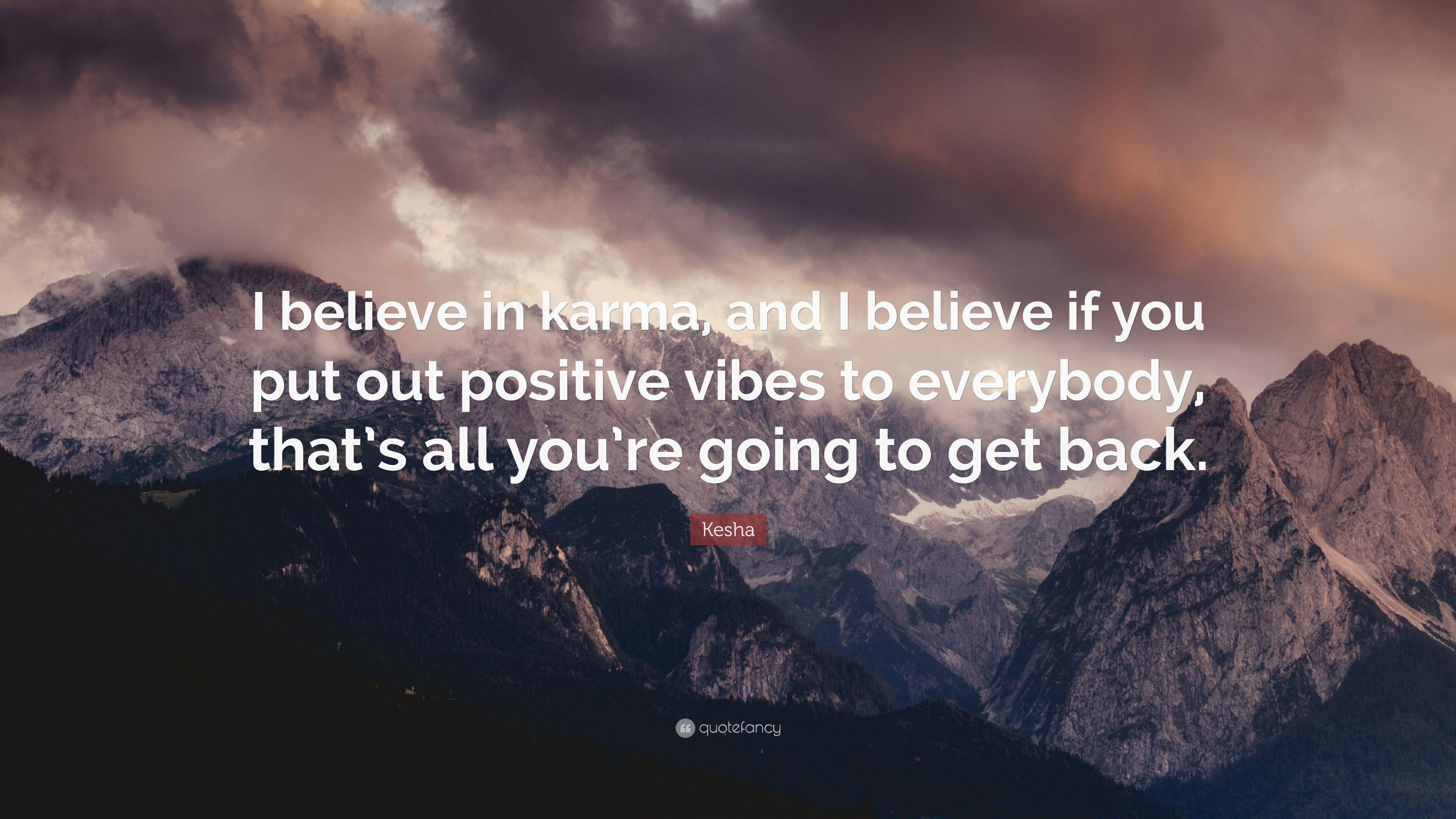 3840x2160 Kesha Quote: “I believe in karma, and I believe if you put