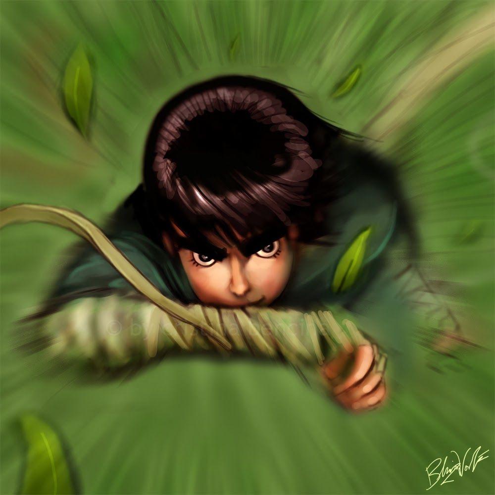 1000x1000 WATASHIWA- NARUTO: Rock Lee Wallpaper