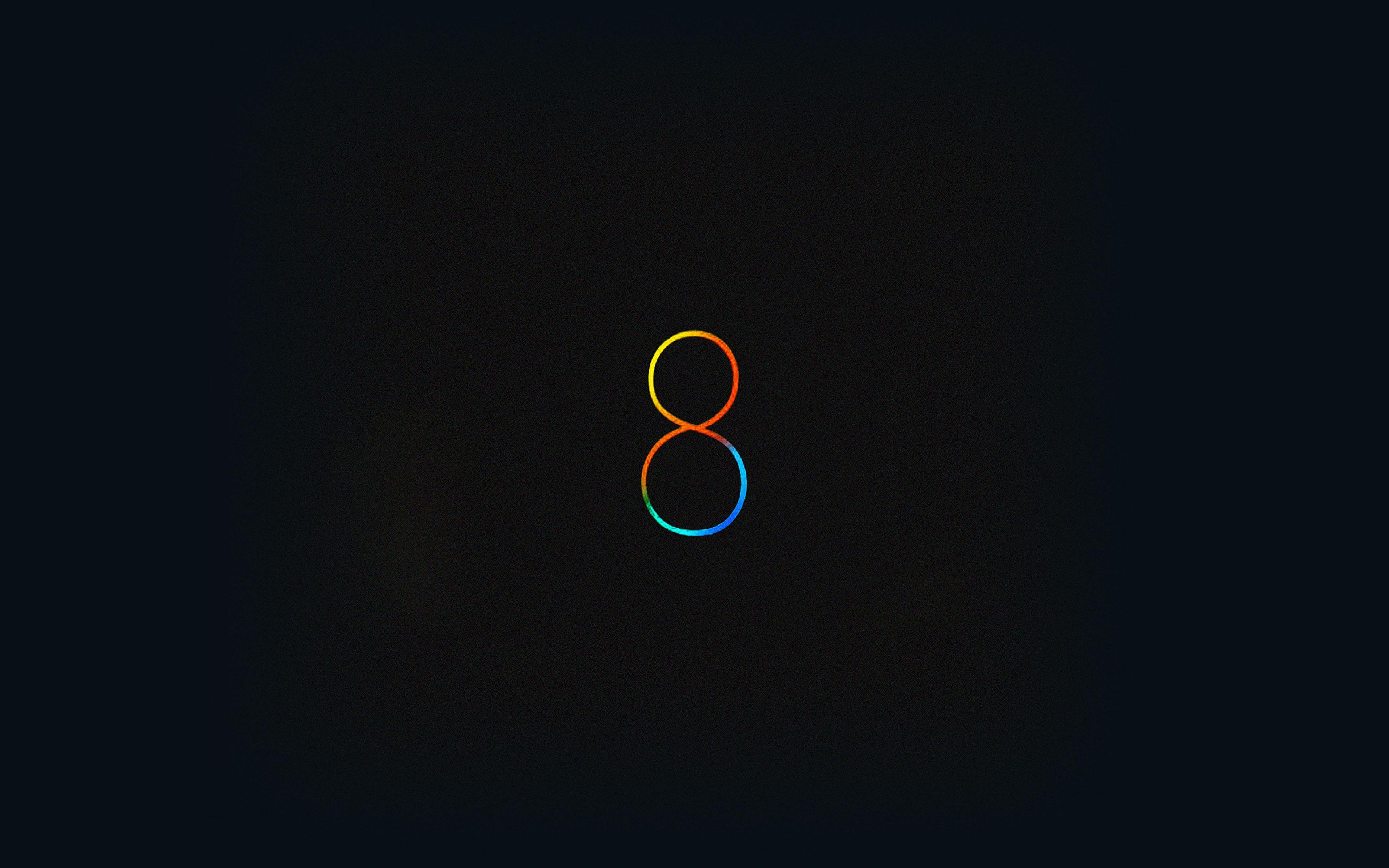 3840x2400 Wallpaper Free Ios 8 Black Apple