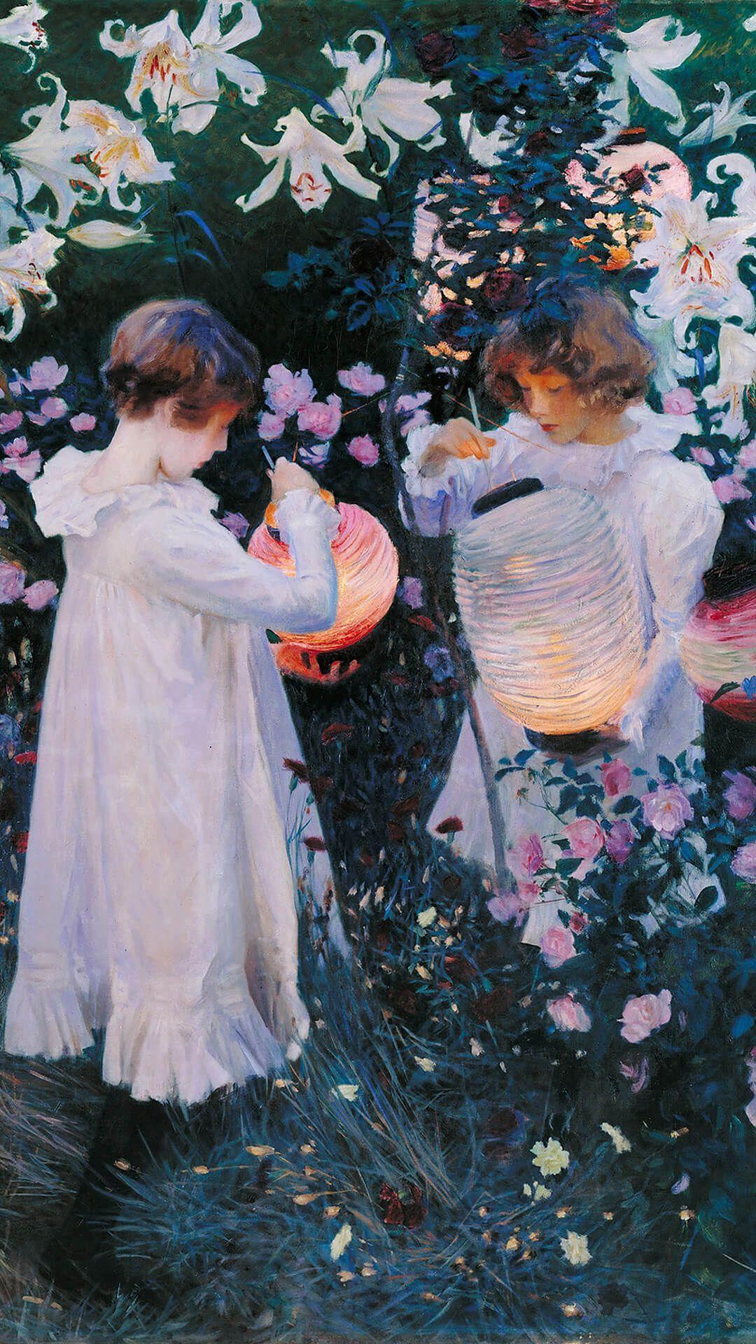 1080x1920 John Singer Sargent Carnation Lily Lily Rose_1080x1920