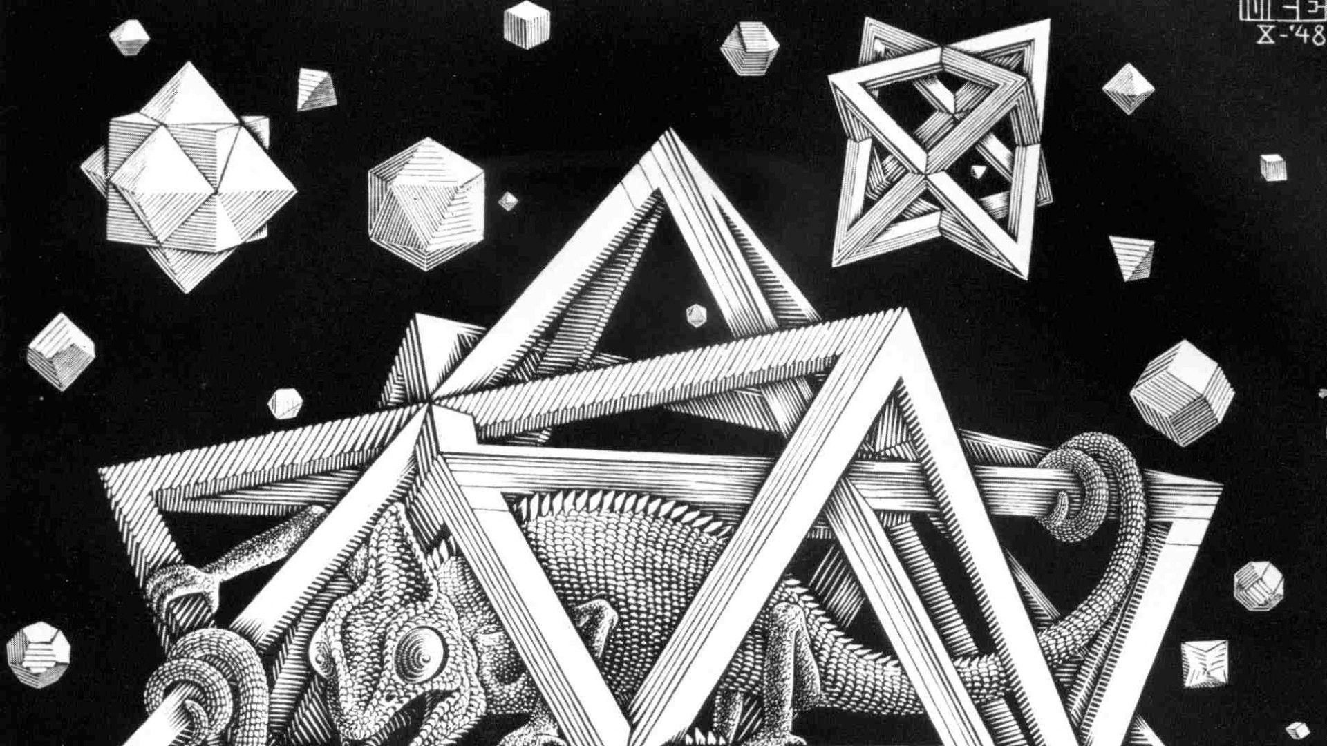 1920x1080 Mc Escher Wallpaper. Escher