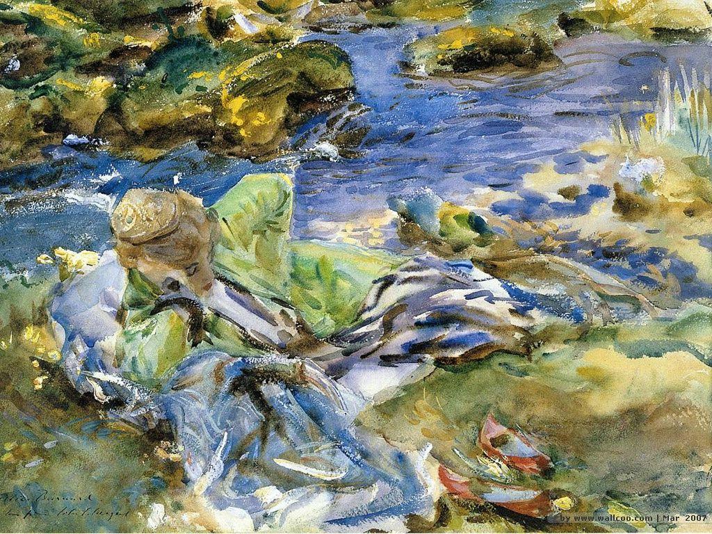 1024x768 John Singer Sargent Art Paintings (Vol.01) : Oil Paintings