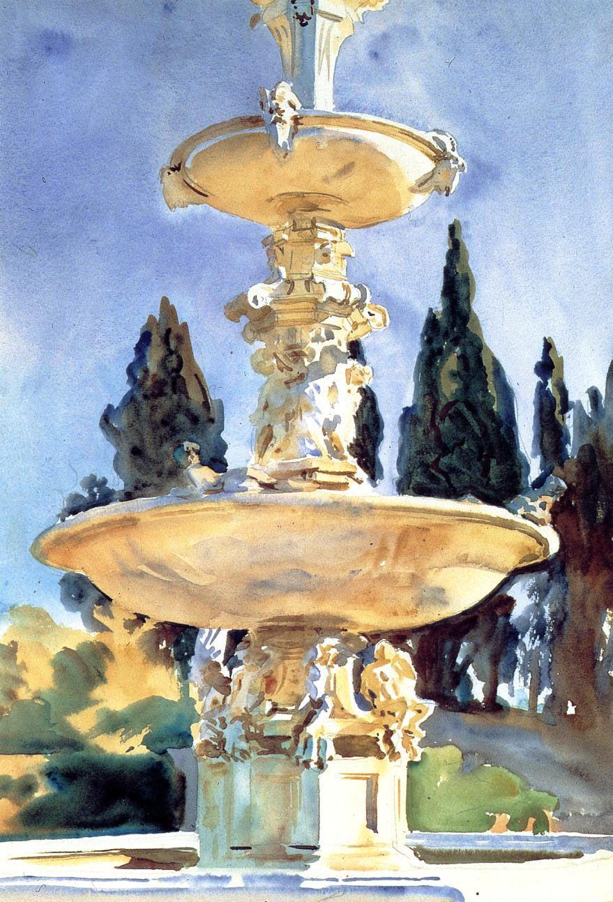 879x1293 Vila Medici by John Singer Sargent: History, Analysis & Facts