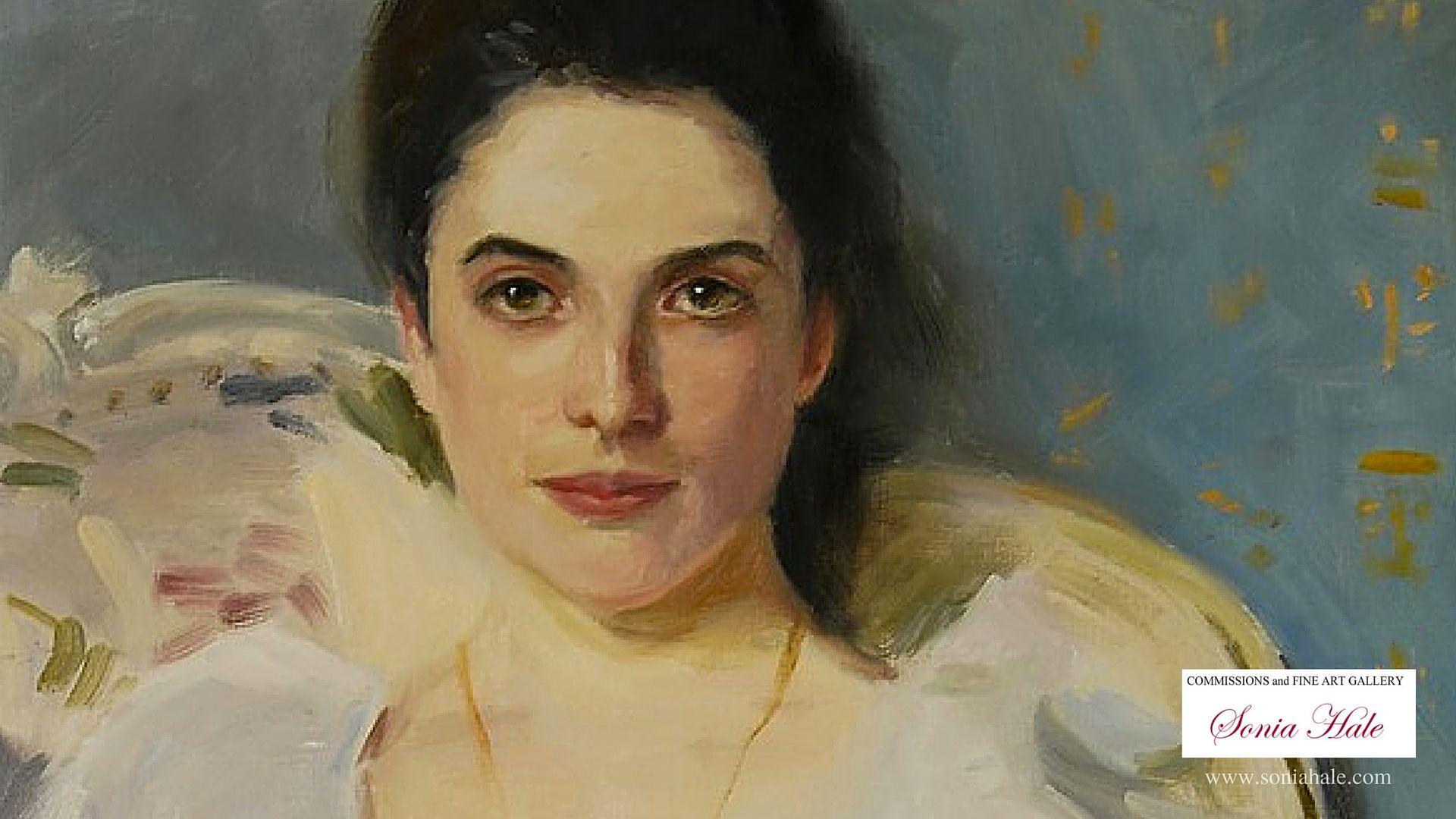 1920x1080 Traditional portrait artists: Lady Agnew, Copy after John