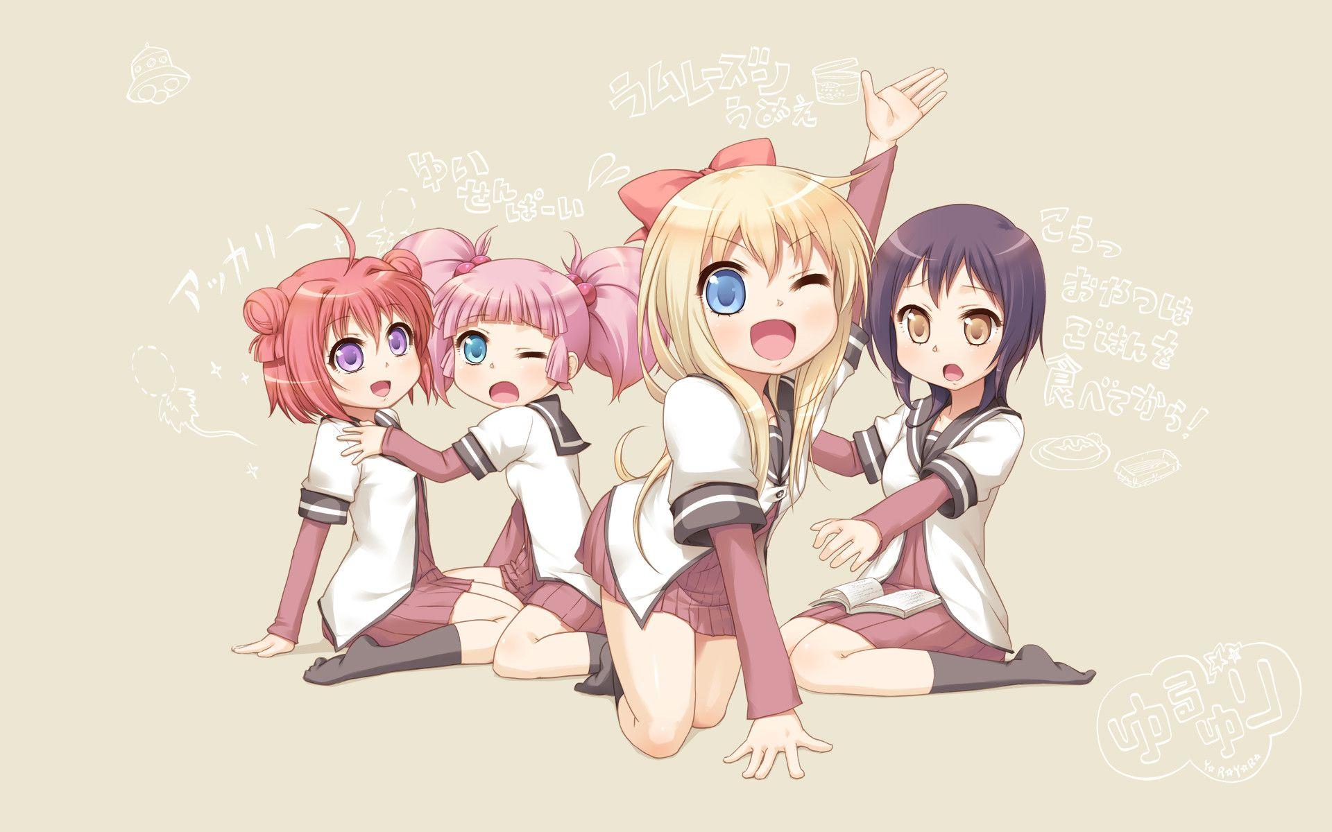 1920x1200 Yuru Yuri Wallpaper
