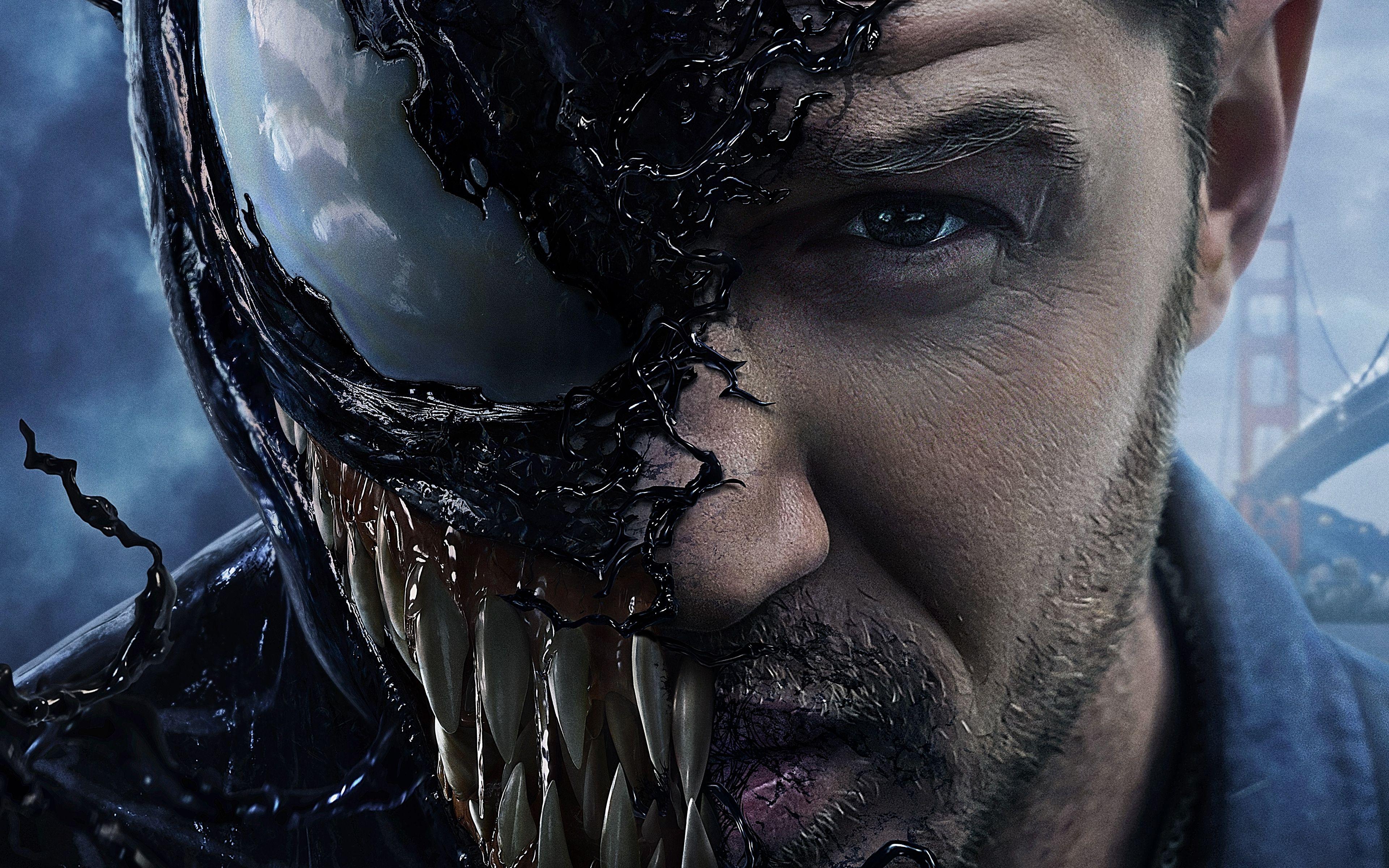 3840x2400 Venom Tom Hardy 5K Wallpaper. HD .hdwallpaper.in
