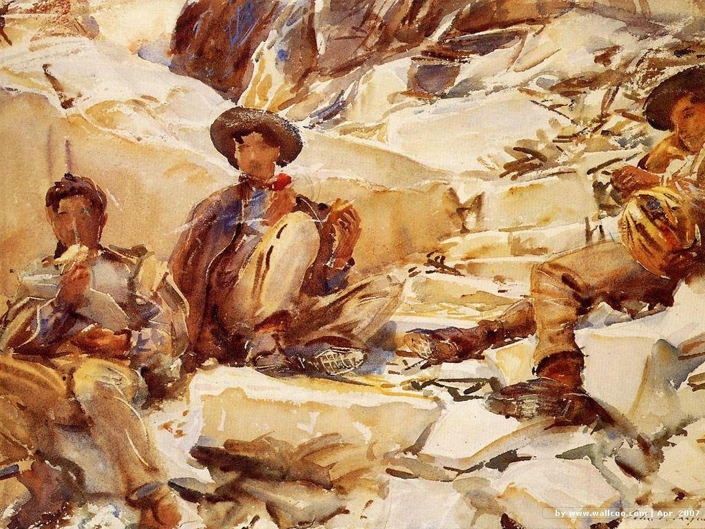 1024x768 John Singer Sargent Art (Vol.03) : Oil Paintings