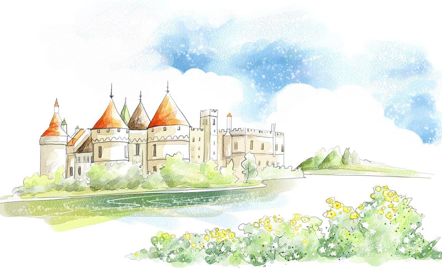 1440x900 Romantic Castle Wallpaper Wallpaper 77046