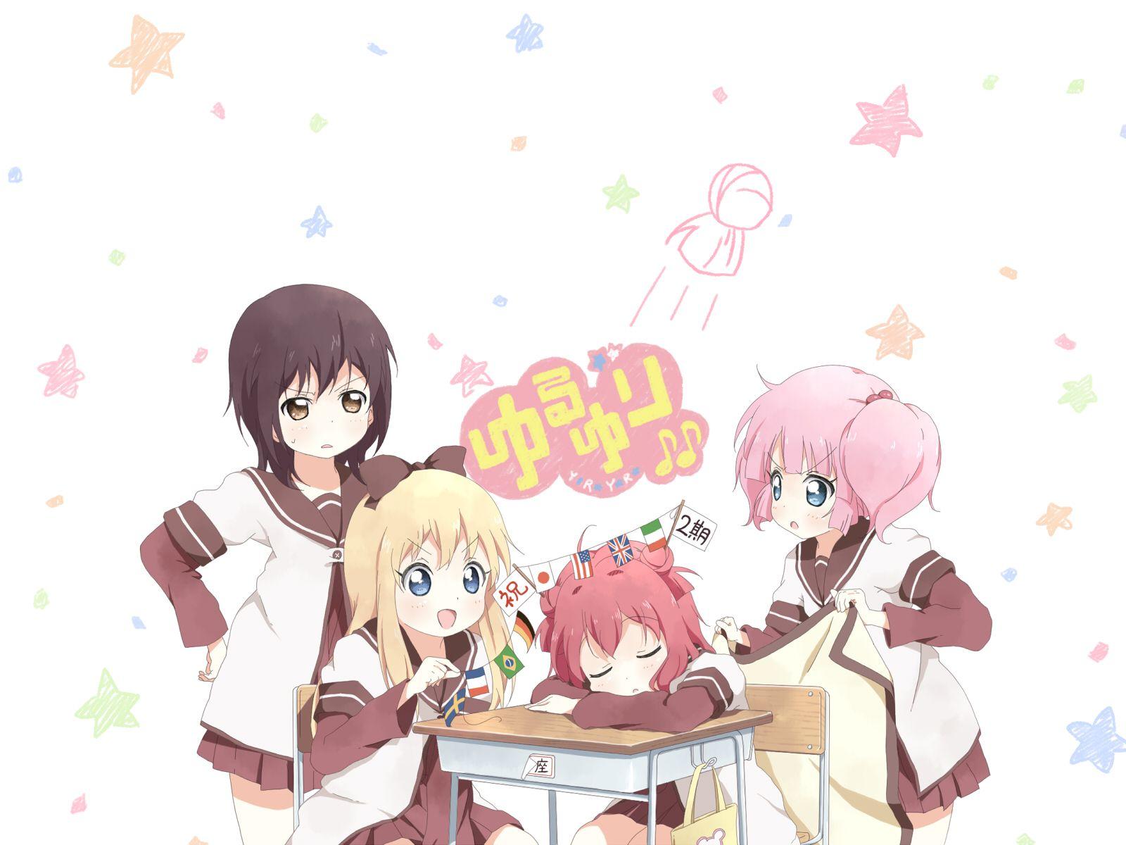1600x1200 Yuru Yuri Wallpaper 1080p Wallpaper