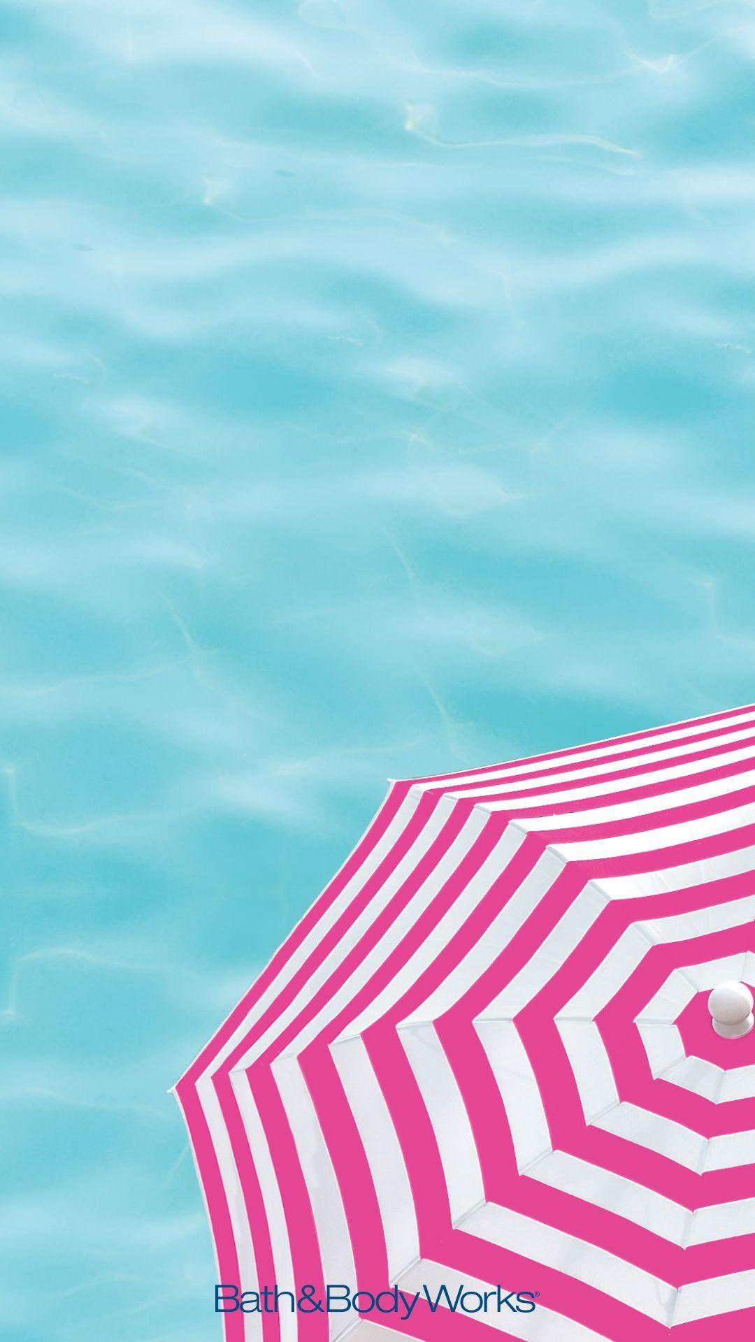 1080x1920 Beach Umbrella Cell Phone Wallpaper Background. Beach phone