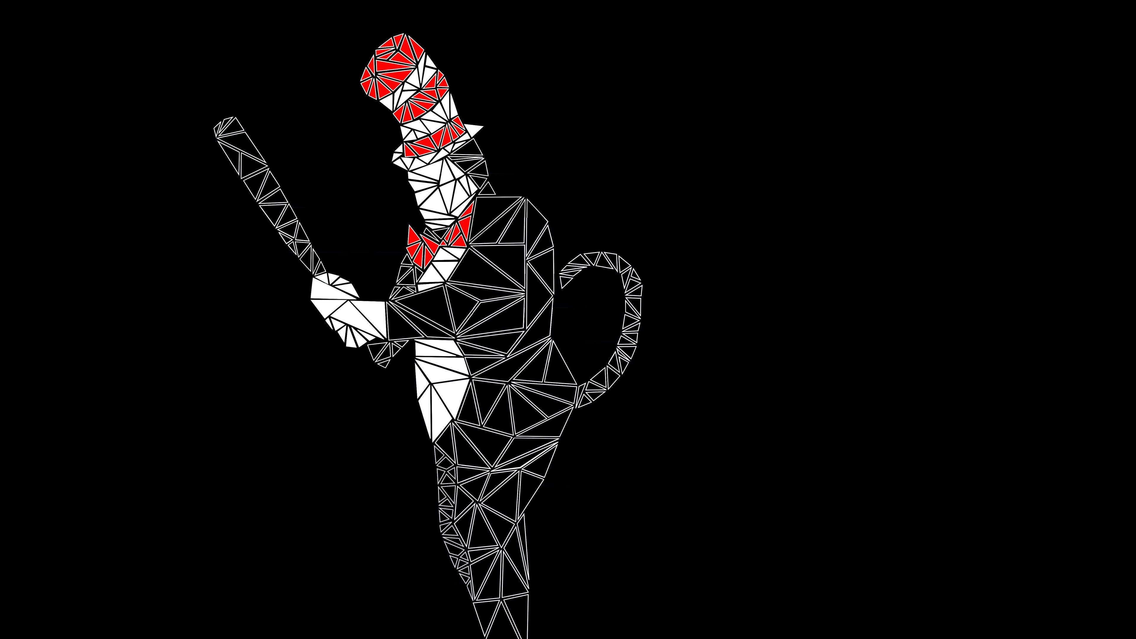 3840x2160 The Cat in the Hat, Triangle wallpaper