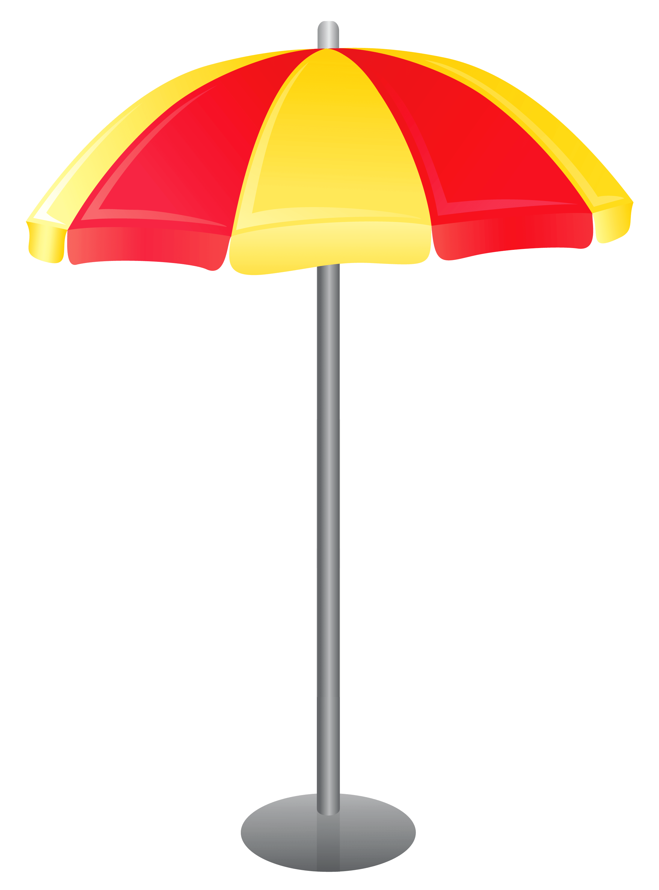 2200x2971 Beach Umbrella PNG Vector Clipart