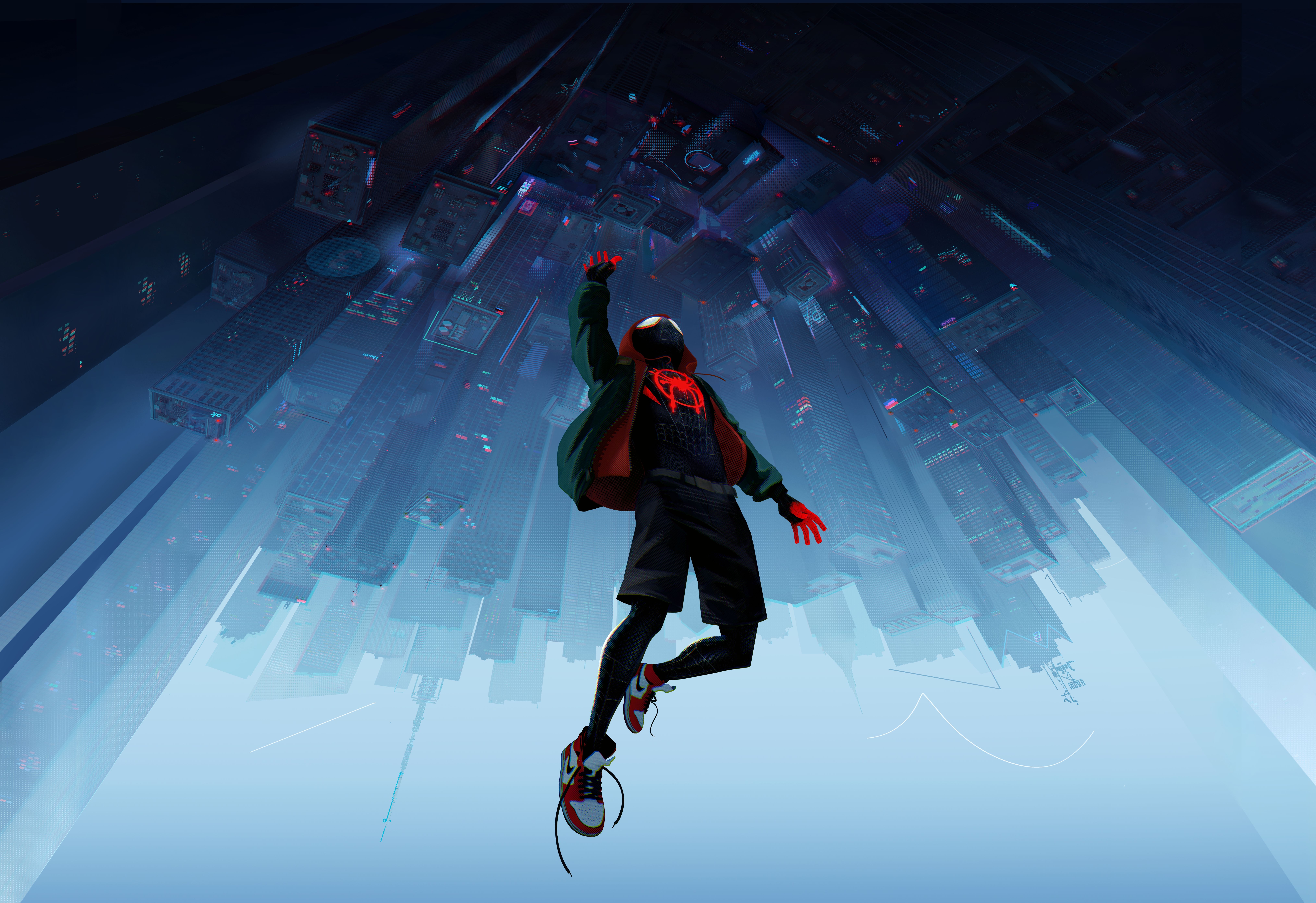 8112x5568 Into The Spider Verse 8k Ultra HD Wallpaper