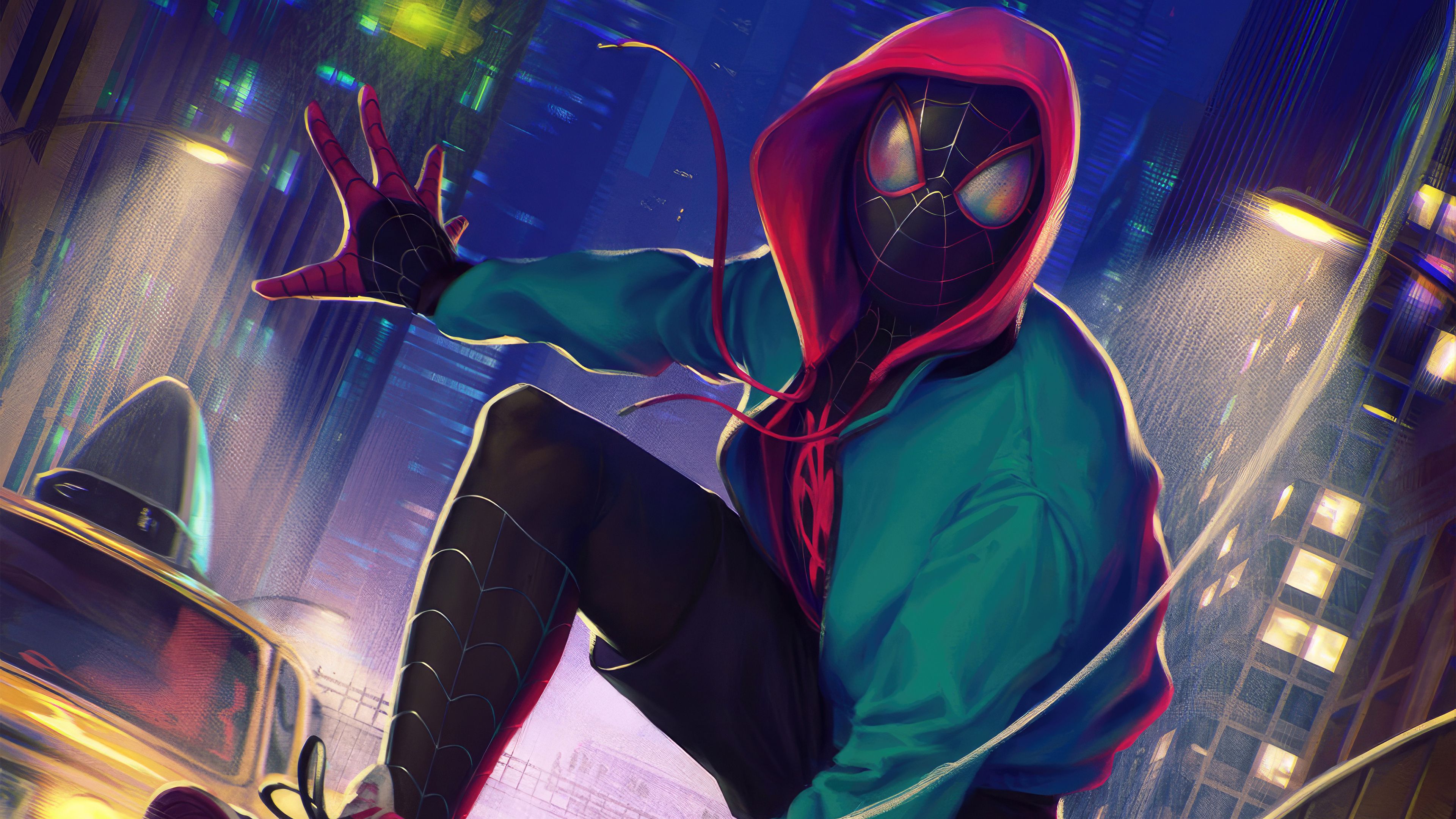 3840x2160 Spider Verse Miles Morales Wallpaper