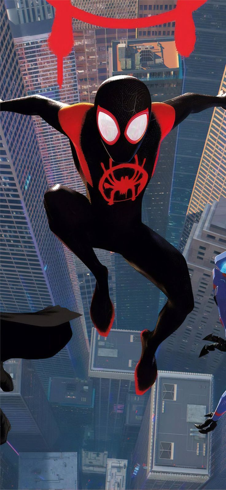 736x1593 Into The Spider Verse iPhone Wallpaper