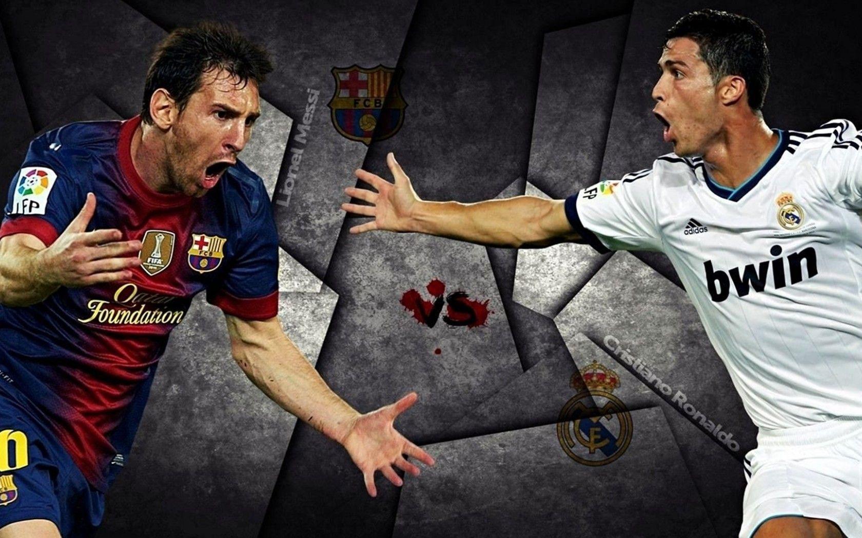 A wallpaper of messi and cristiano by MouH by MouHGrfx on DeviantArt