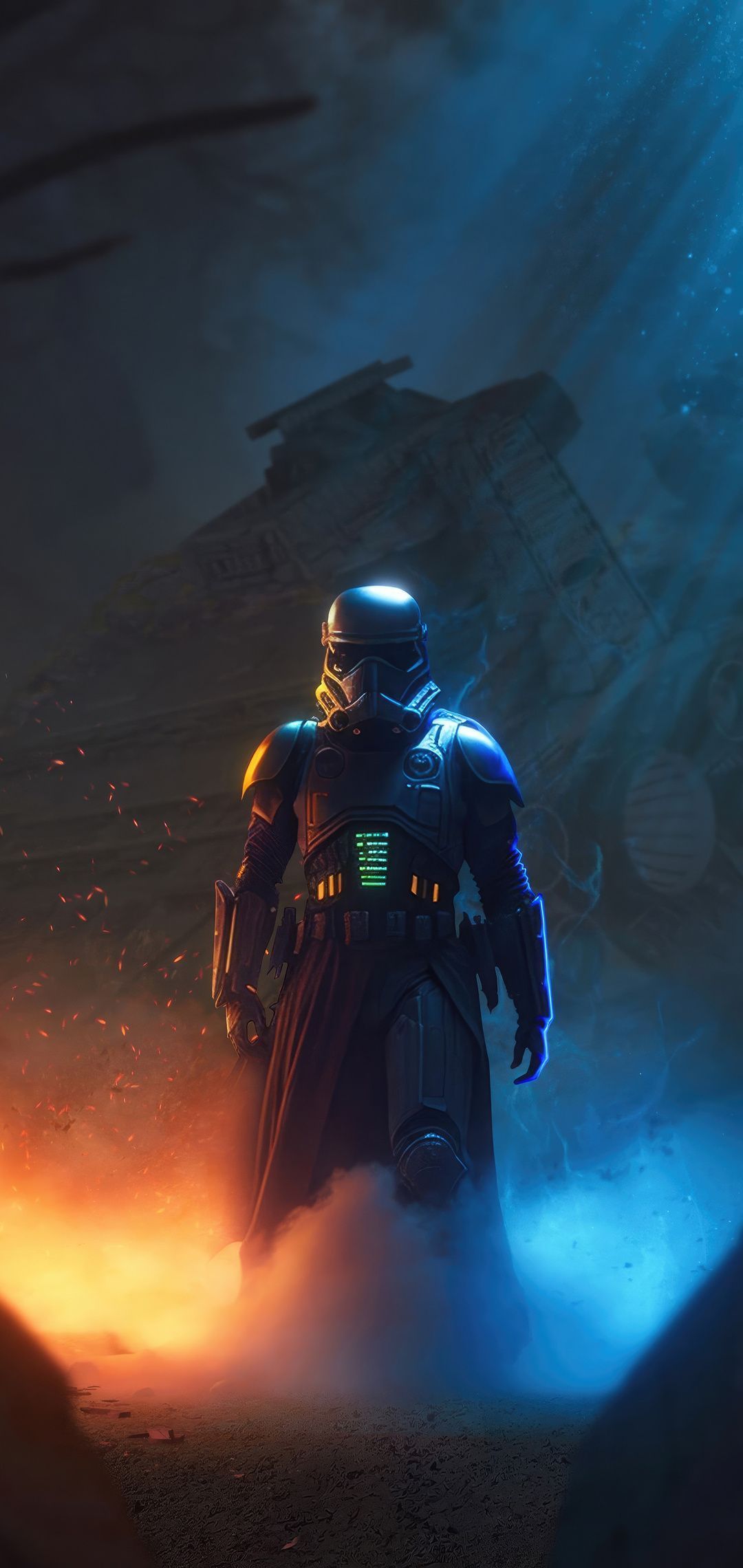 1080x2280 Dark Trooper Star Wars 4k One