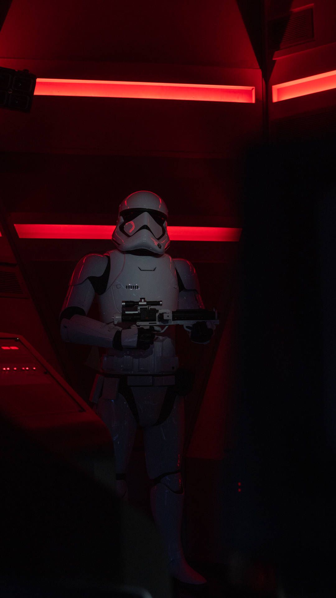 1080x1920 Star Wars Red Lights And Storm Trooper